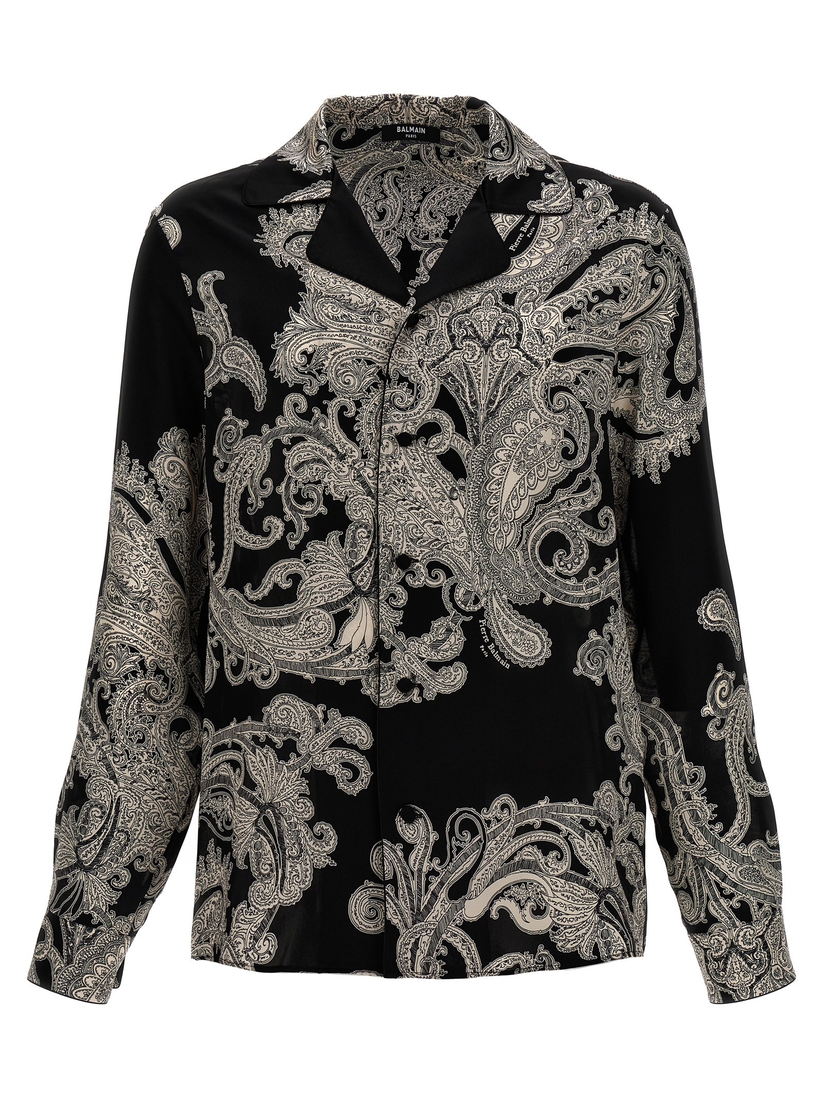 BALMAIN PAISLEY PRINT SHIRT