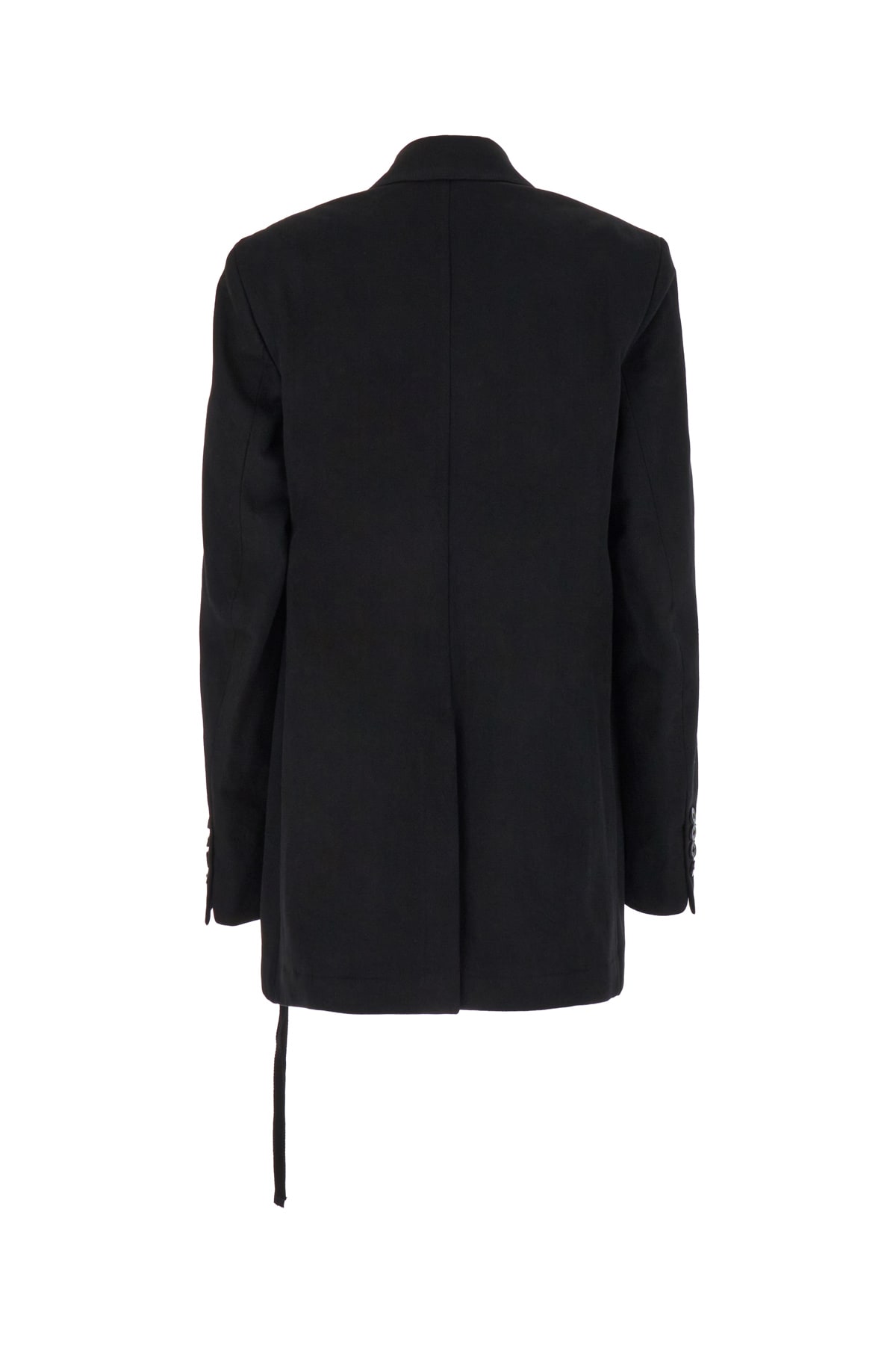 Ann Demeulemeester Agnes Waxed Cotton Voile Slouchy Jacket In 099
