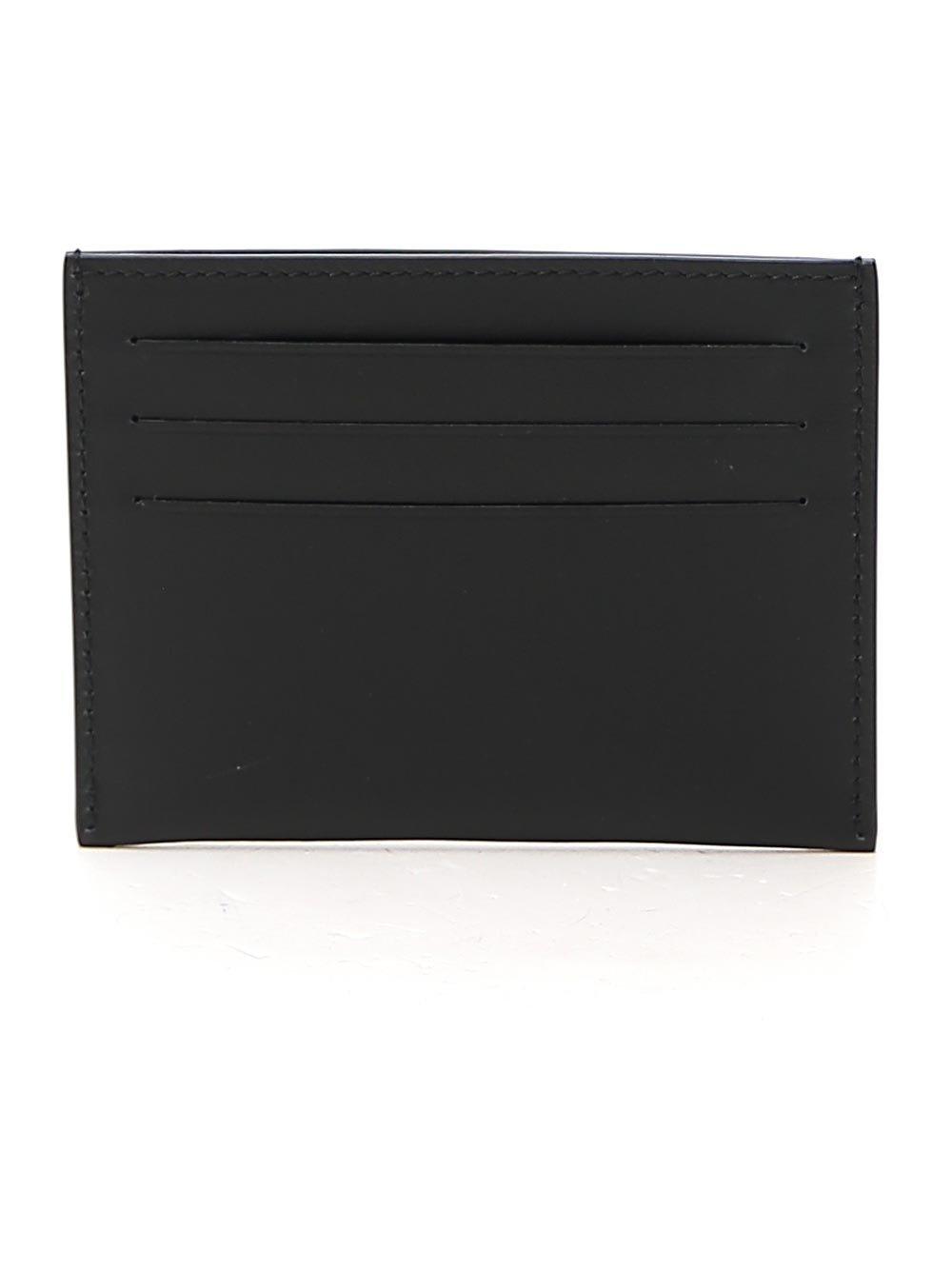 Shop Givenchy Logo Print Cardholder In Black