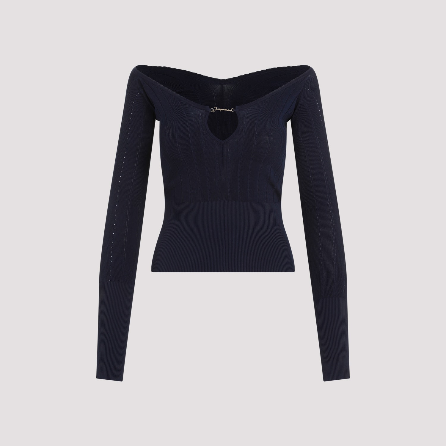 Shop Jacquemus Le Haut Pralù In Dark Navy