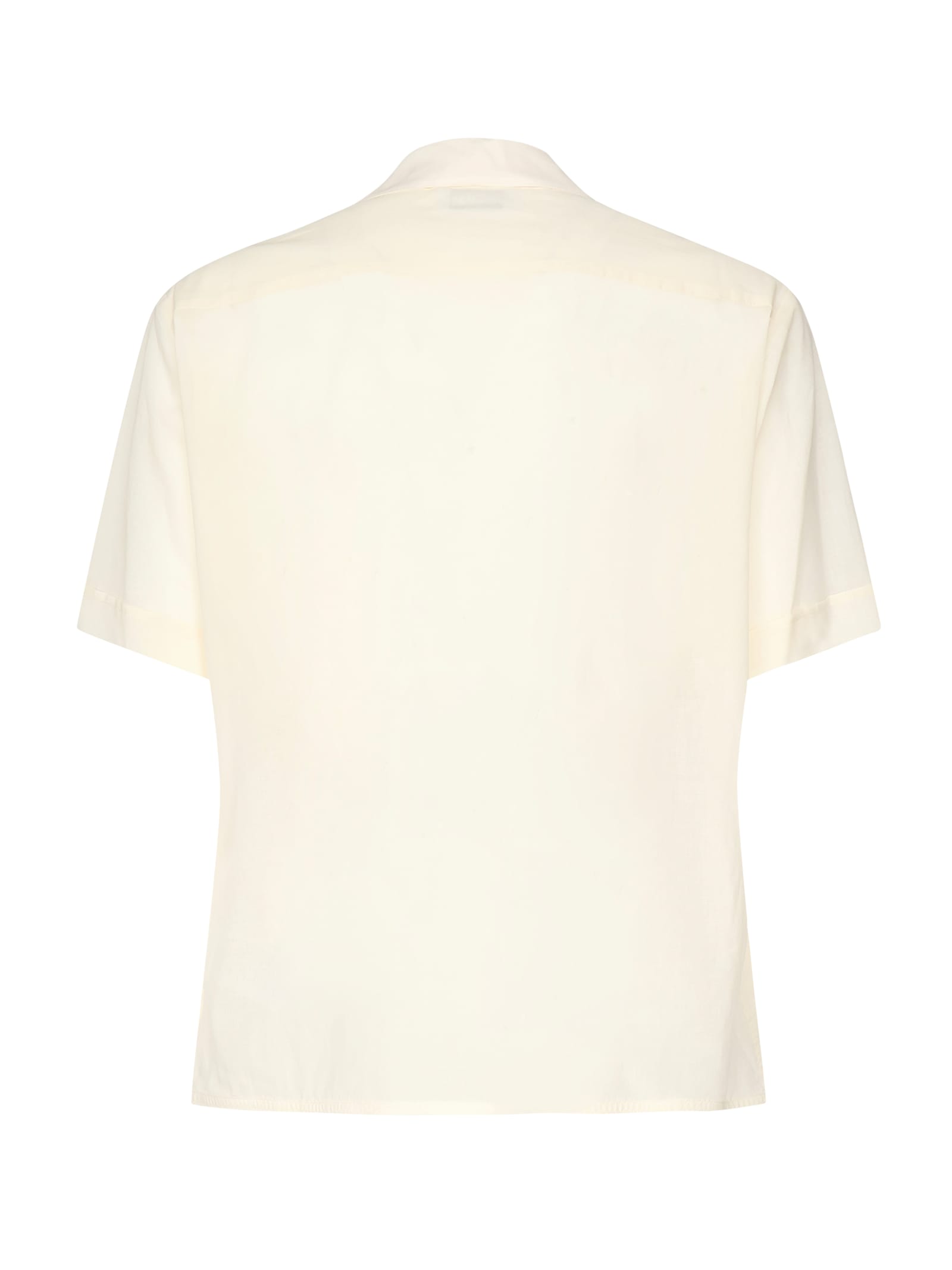 Magliano Patch-pocket Camp-collar Shirt In White
