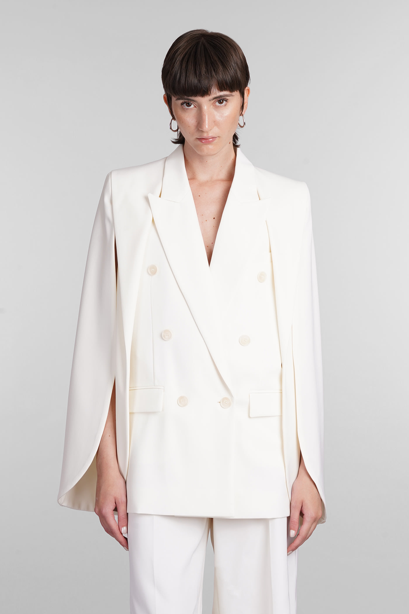 Shop Stella Mccartney Blazer In Beige Wool