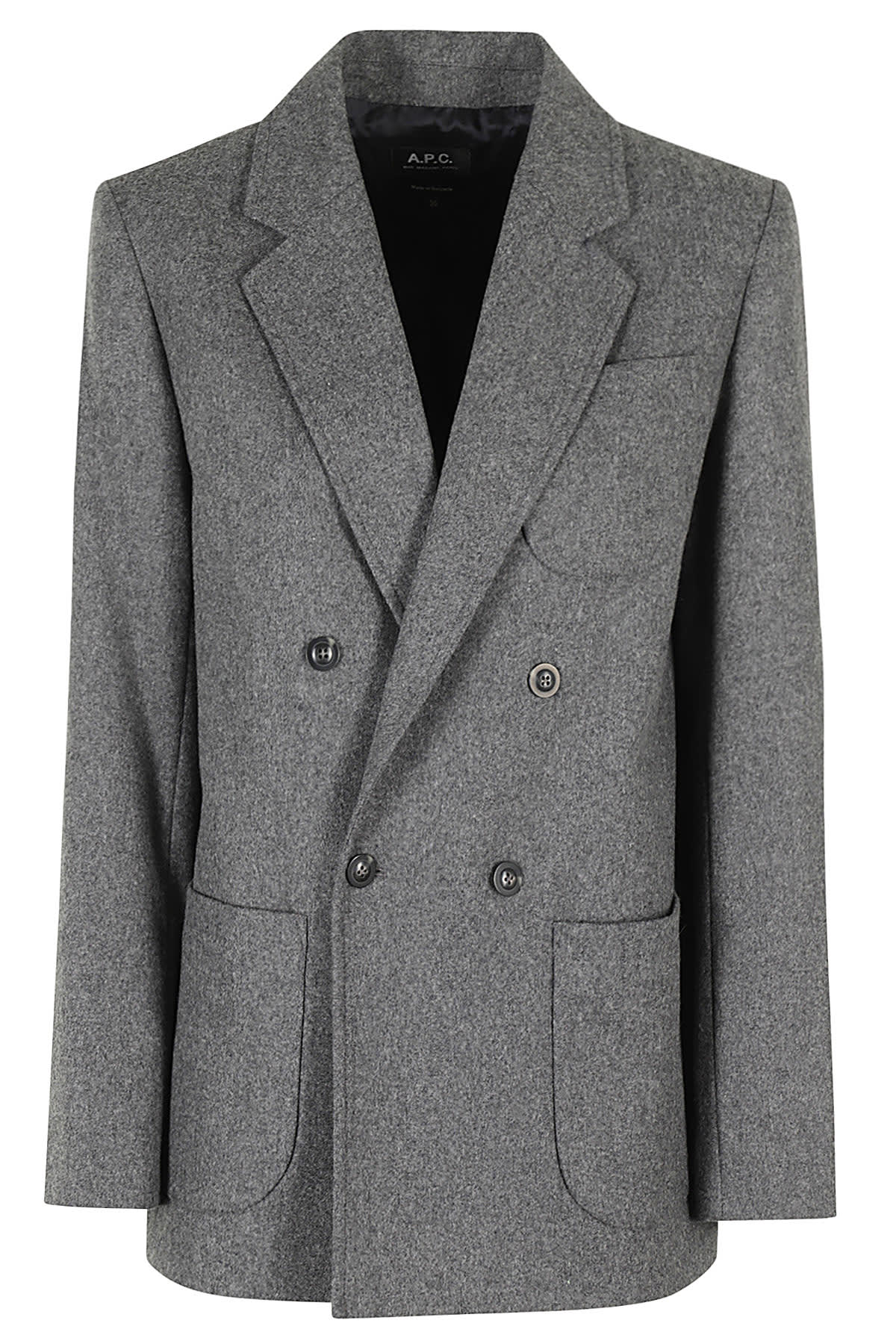 Shop Apc Veste Hazel In Plc Heathered Antracite