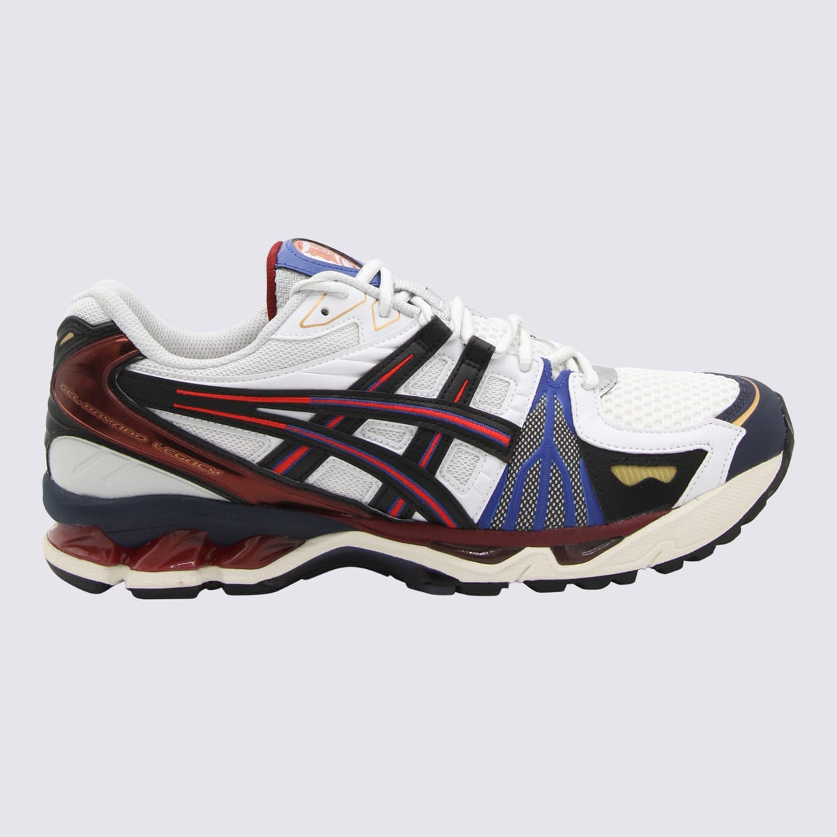 White And Red Tech Gel Kayano Legacy Sneakers