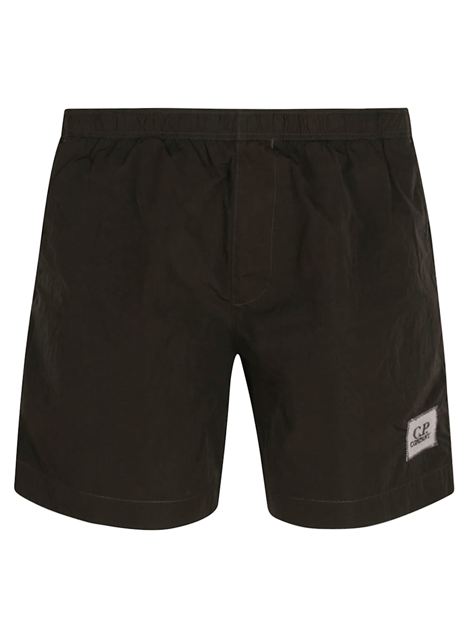 C.p. Company Eco-friendly Swim Shorts With Adjustable Drawstring