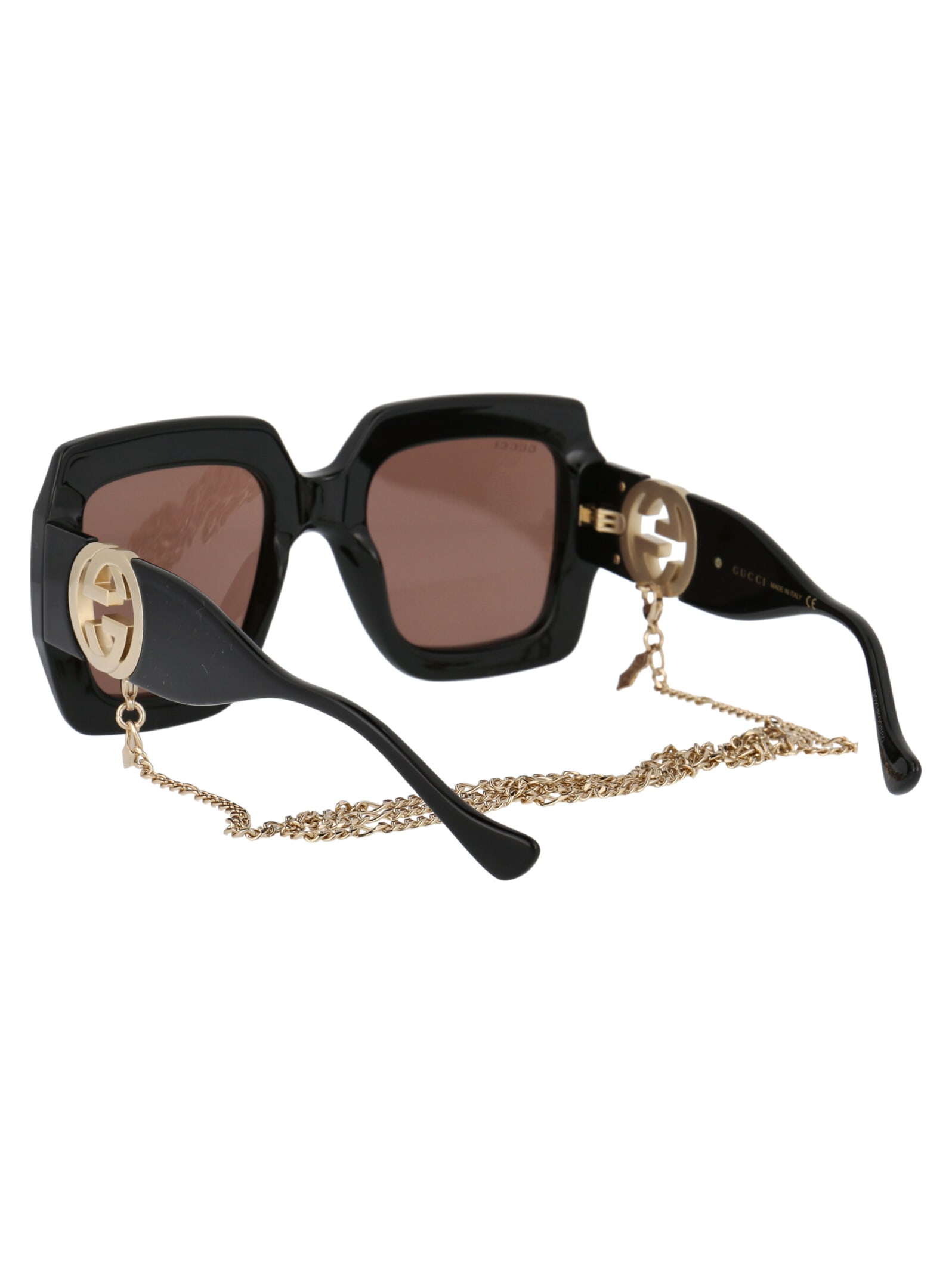 Shop Gucci Gg1022s Sunglasses In 005 Black Black Brown