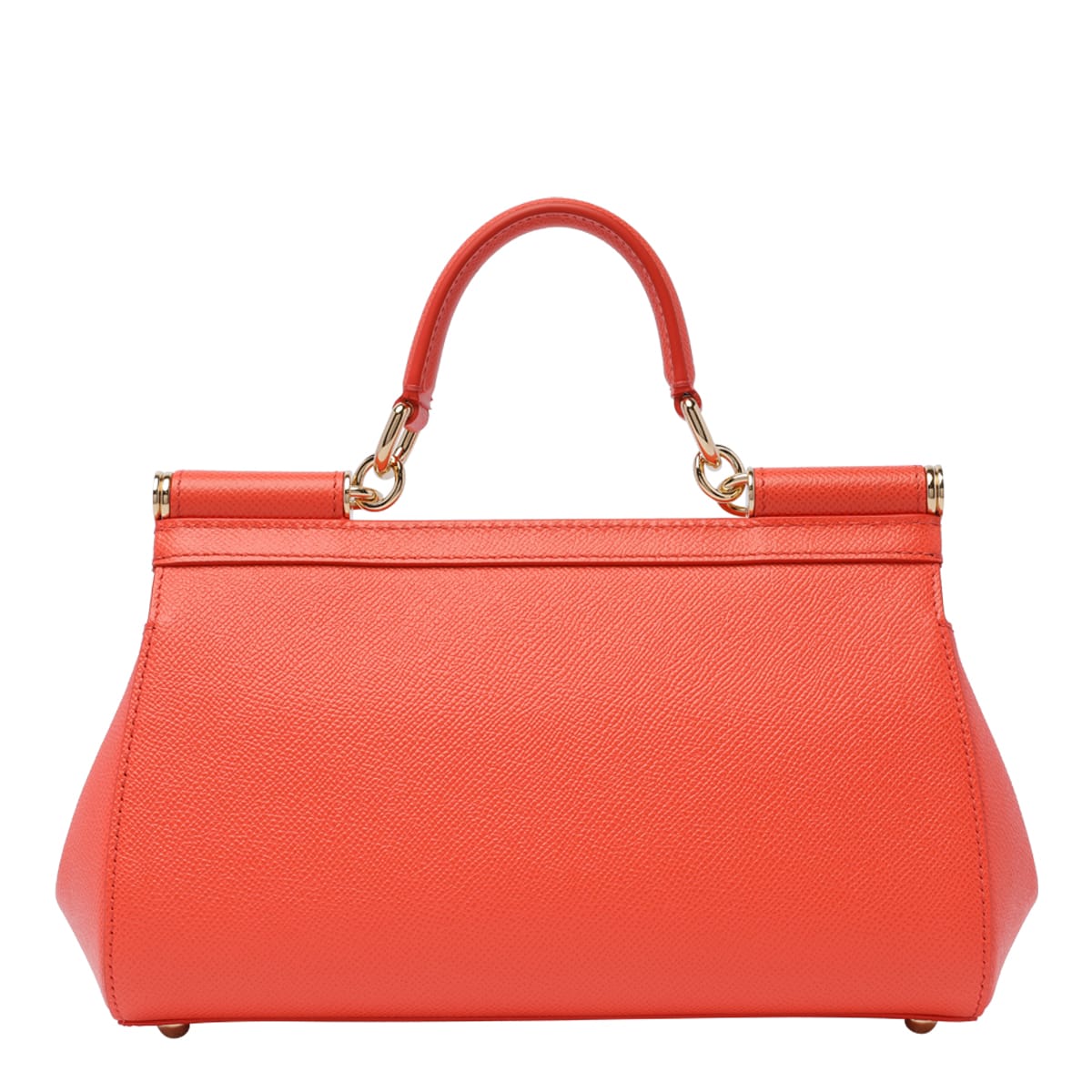 Shop Dolce & Gabbana Elongated Sicily Handbag In Orange