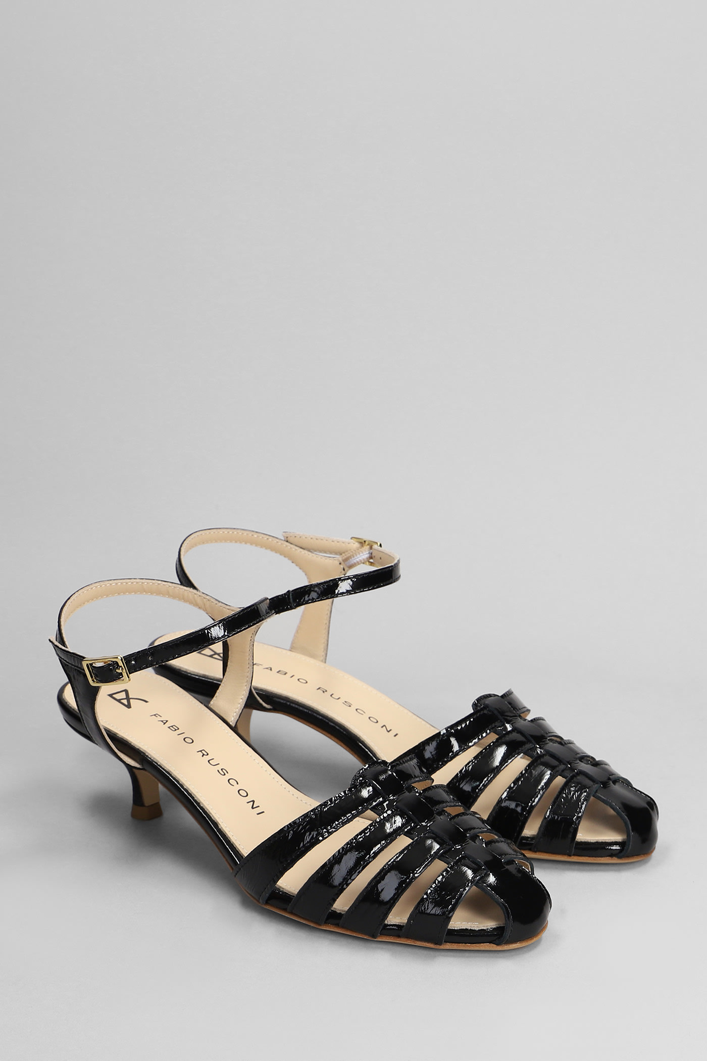 Shop Fabio Rusconi Sandals In Black Leather