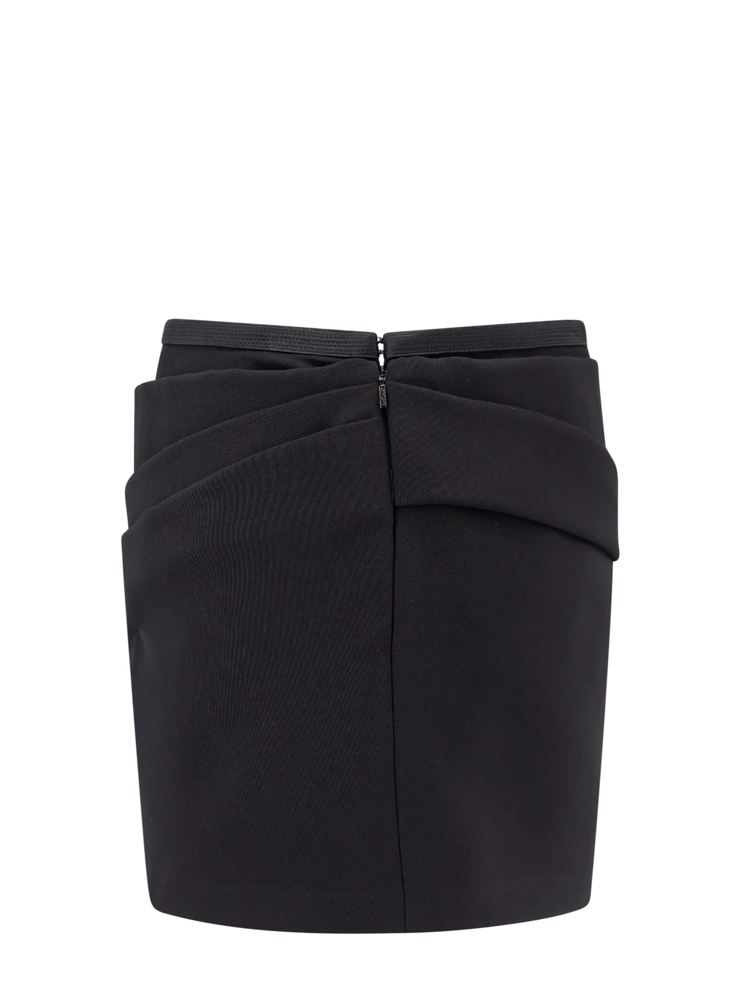 Shop Versace Skirt In Black