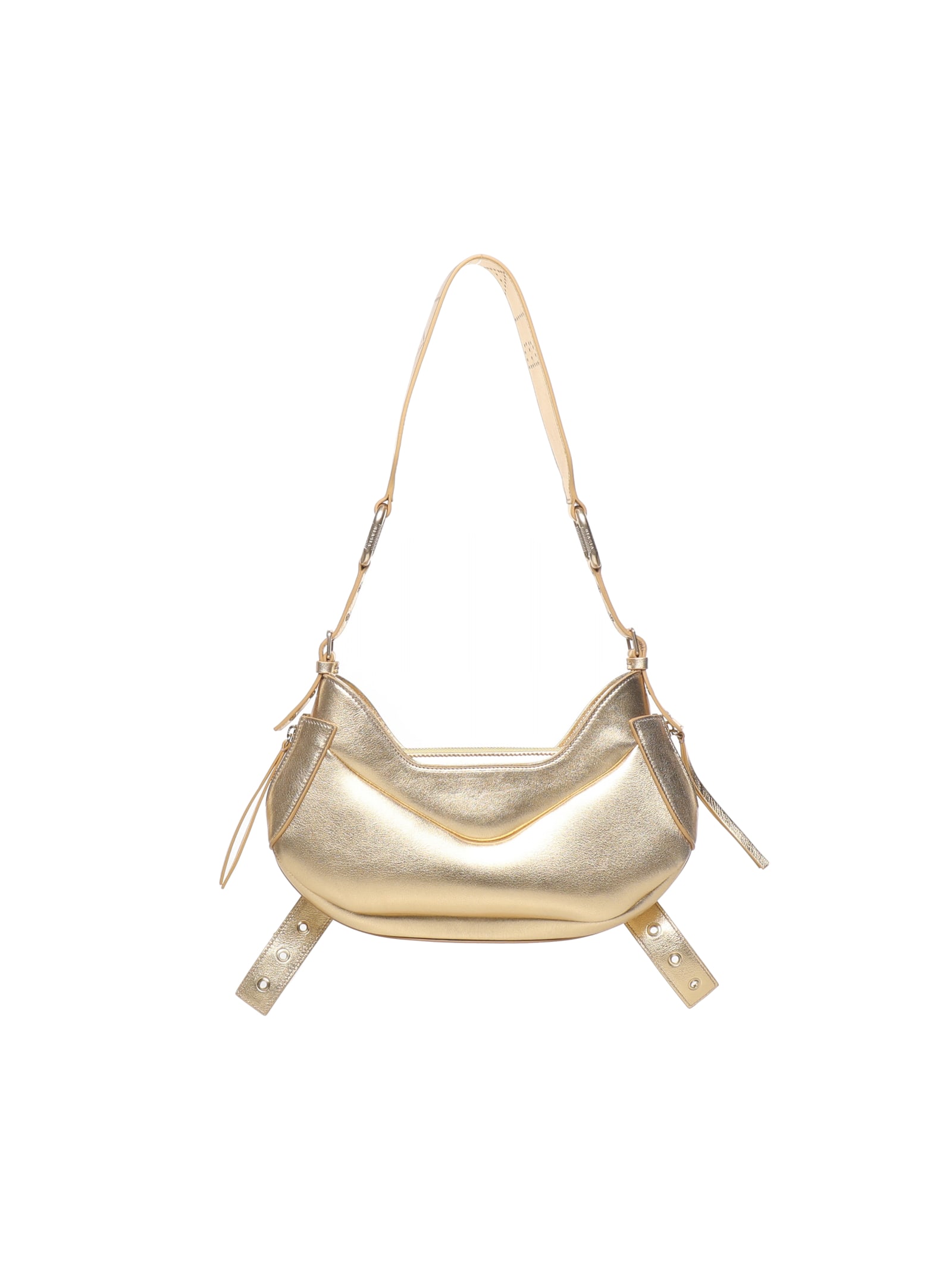 Shop Biasia Y2k.001 Shoulder Bag In Gold