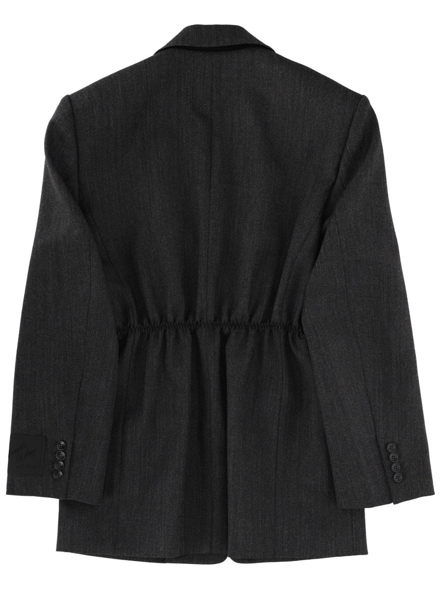 Alexander Wang Wool Blazer In Gray
