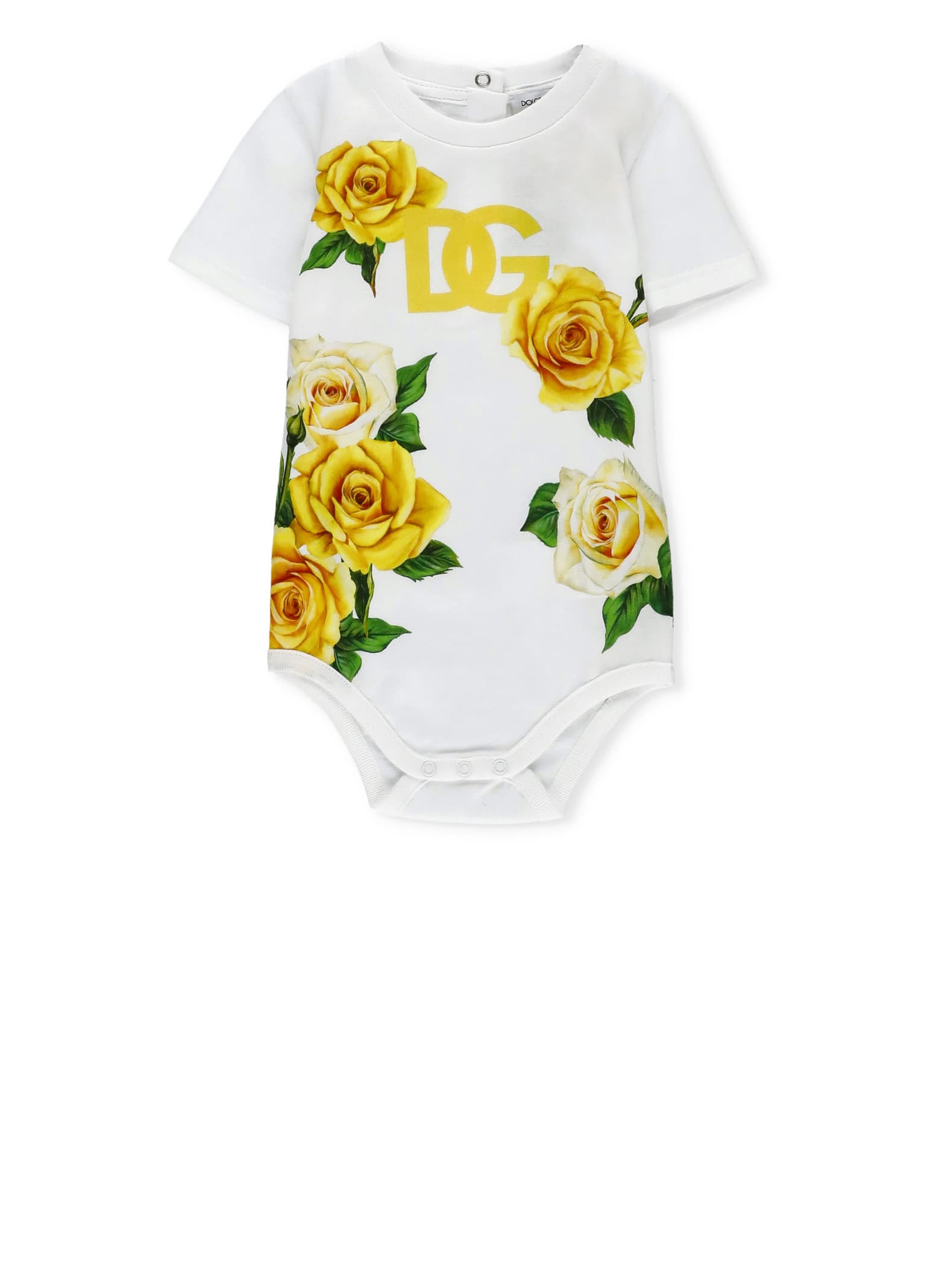 Dolce & Gabbana Babies' Cotton Body In White