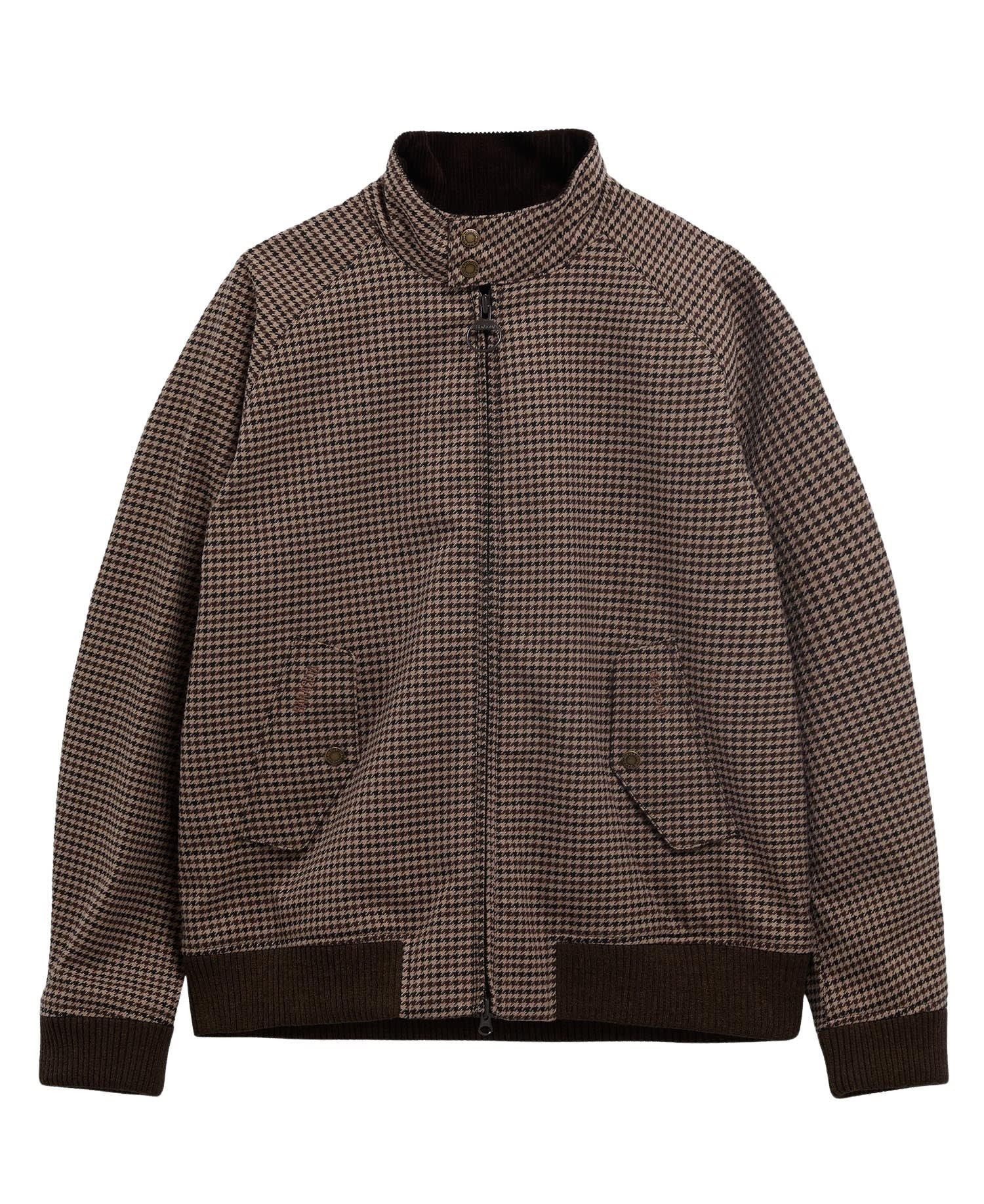 Baracuta X Barbour Porton Zip-up Jacket In Brown