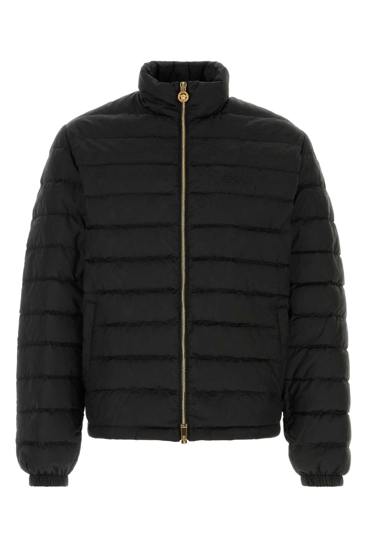 Black Nylon Down Jacket