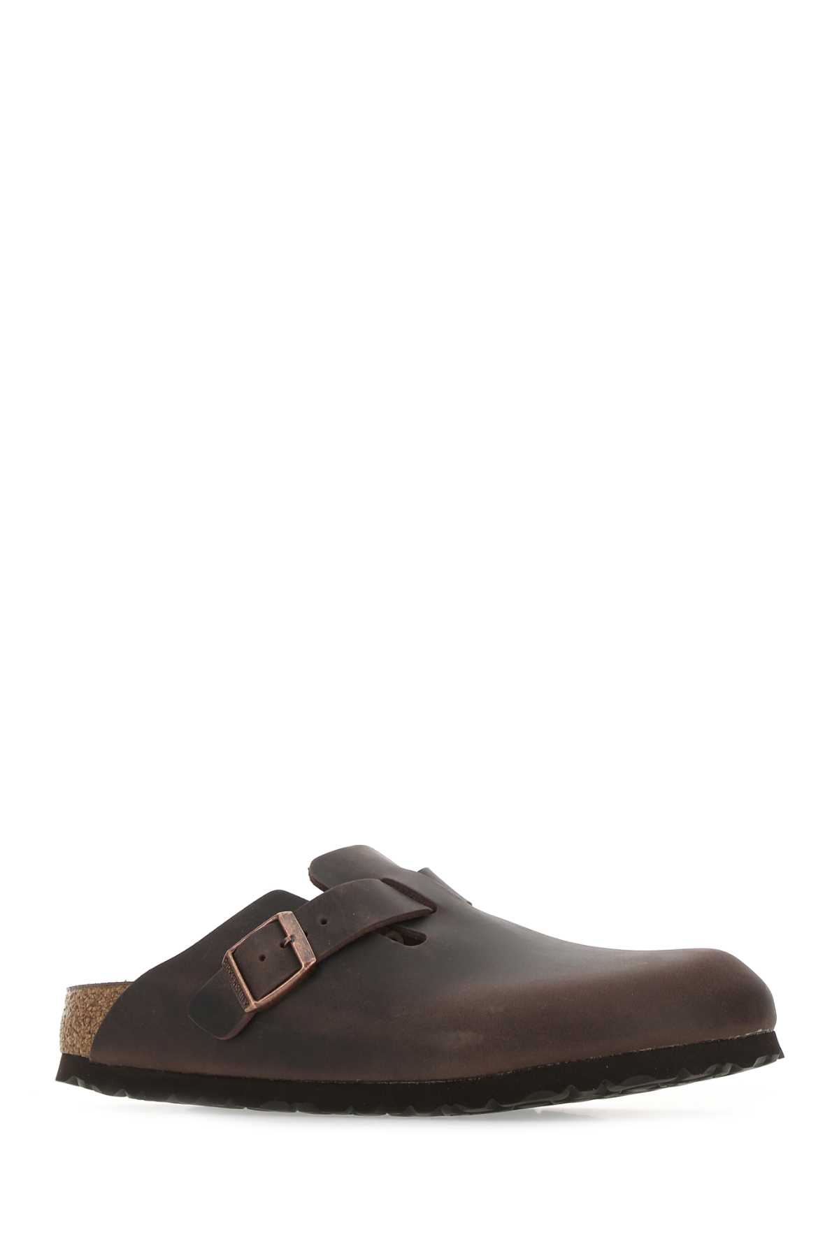Birkenstock Boston Oiled Leather Mules In Habana