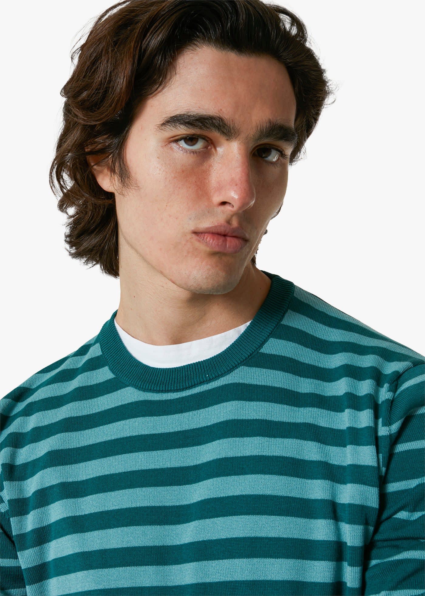 Doppiaa Aalfeo Striped Knitted Tshirt | ModeSens