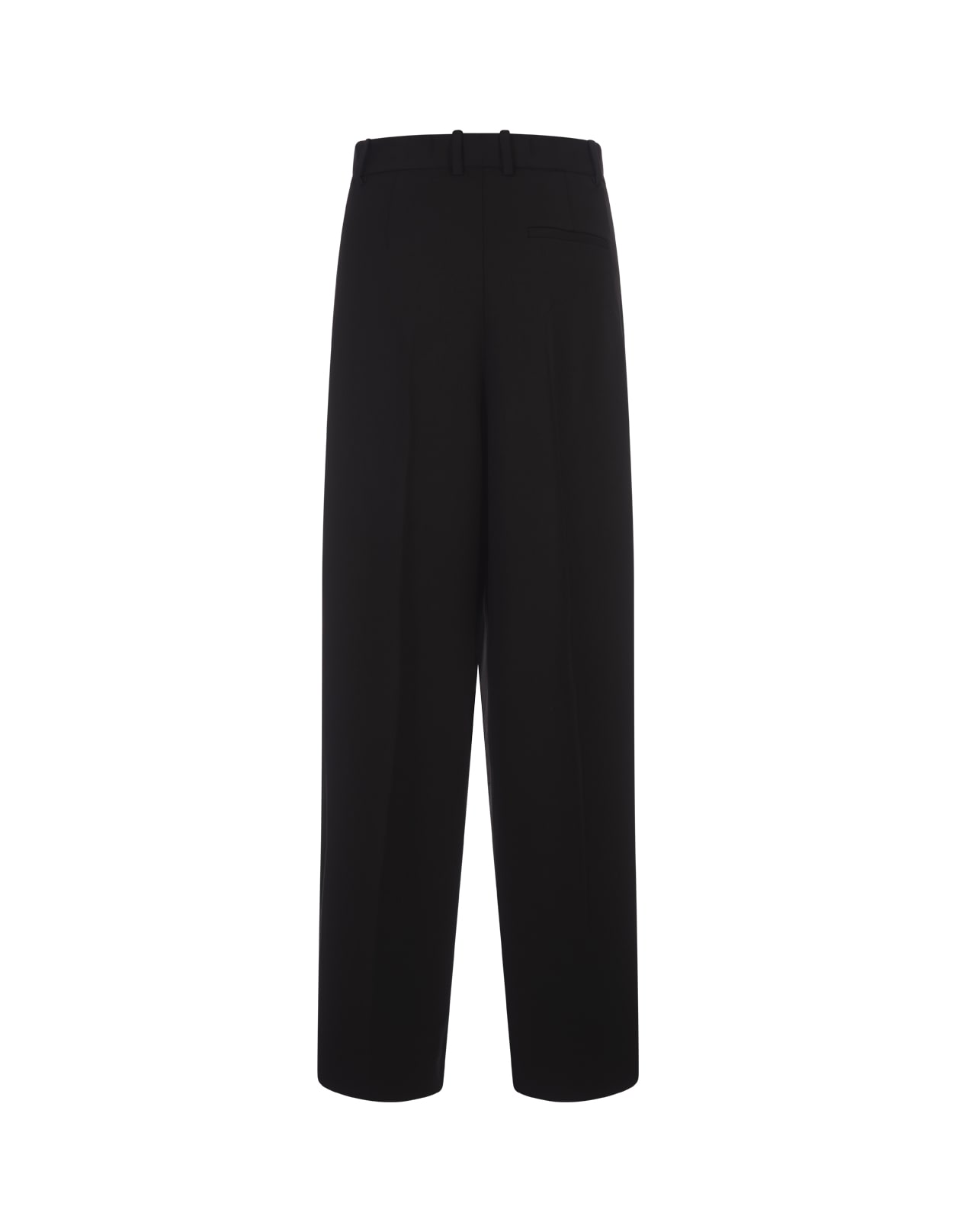 Shop P.a.r.o.s.h Black Gabardine Liliuxy Trousers