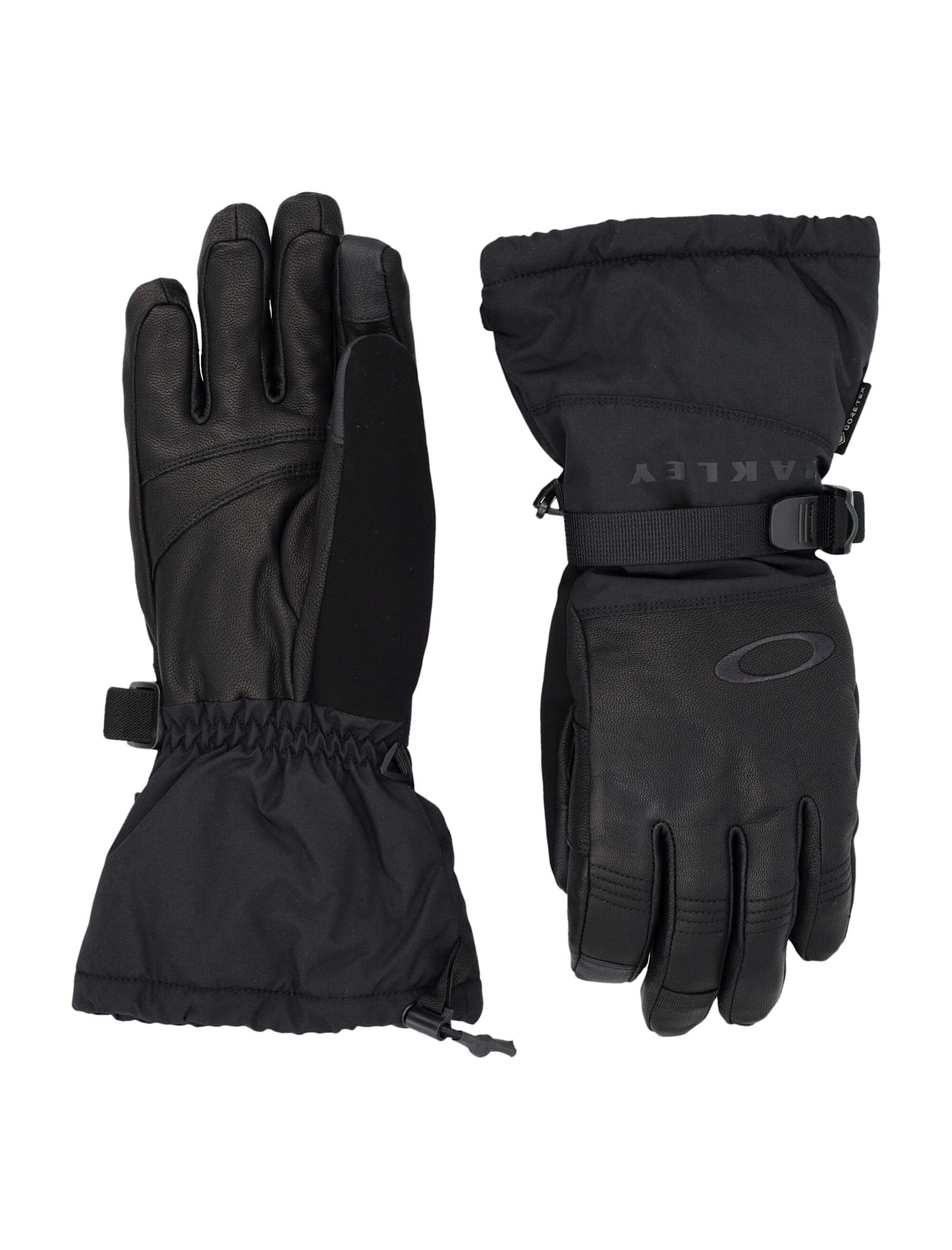 Oakley Ellipse Goatskin Gauntlet Gloves In Blackout