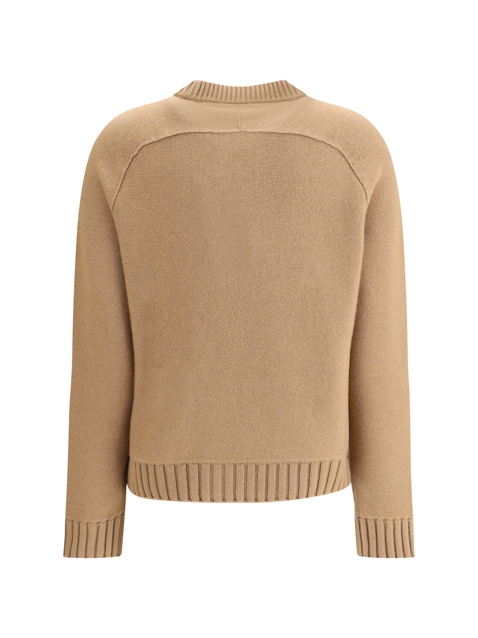 Gucci Womens Horsebit Raglan-sleeves Wool And Cashmere Jumper Dusty Dark Grey Mc In Brown