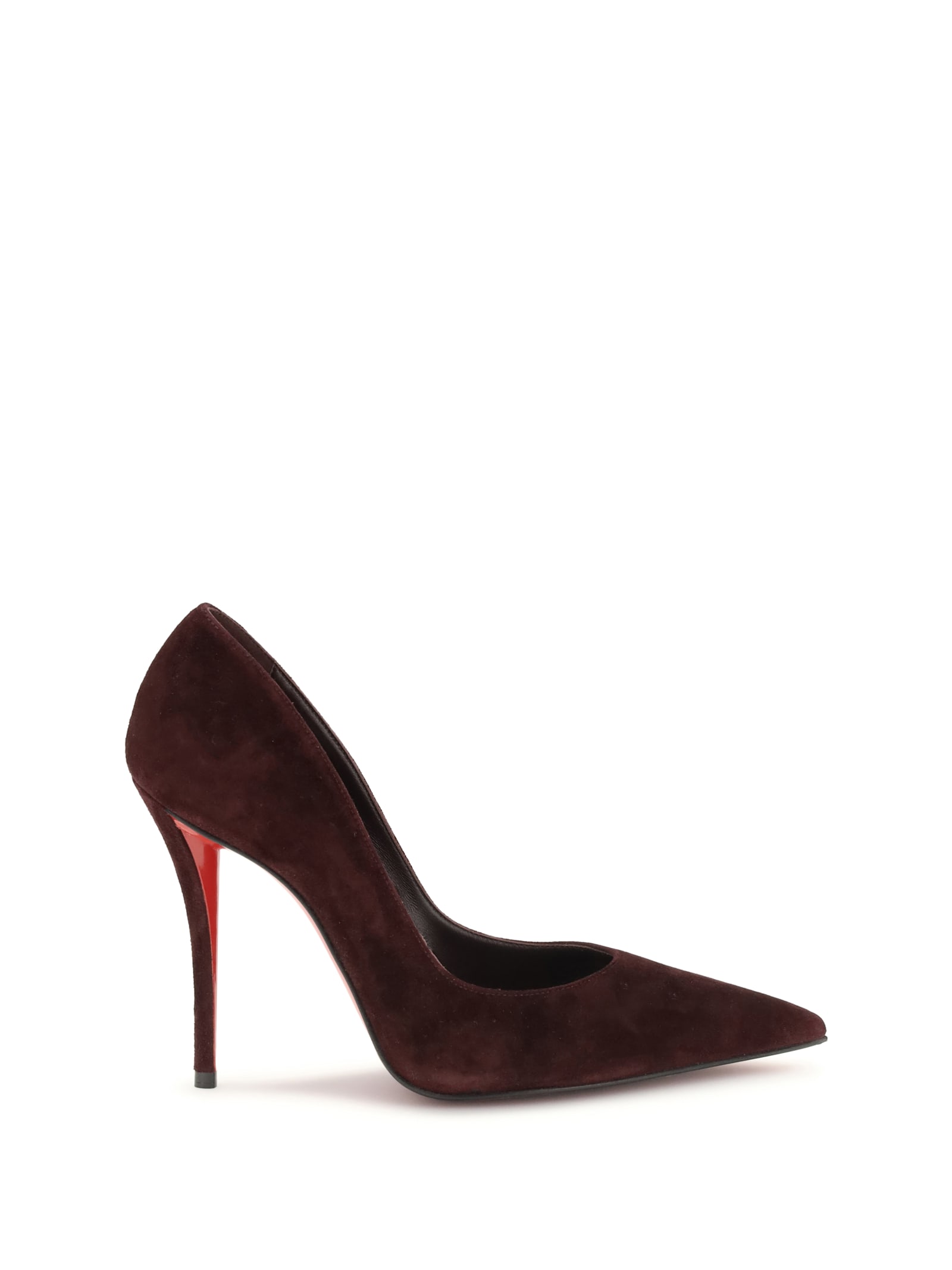 Christian Louboutin Miss Z Pumps In Burgundy