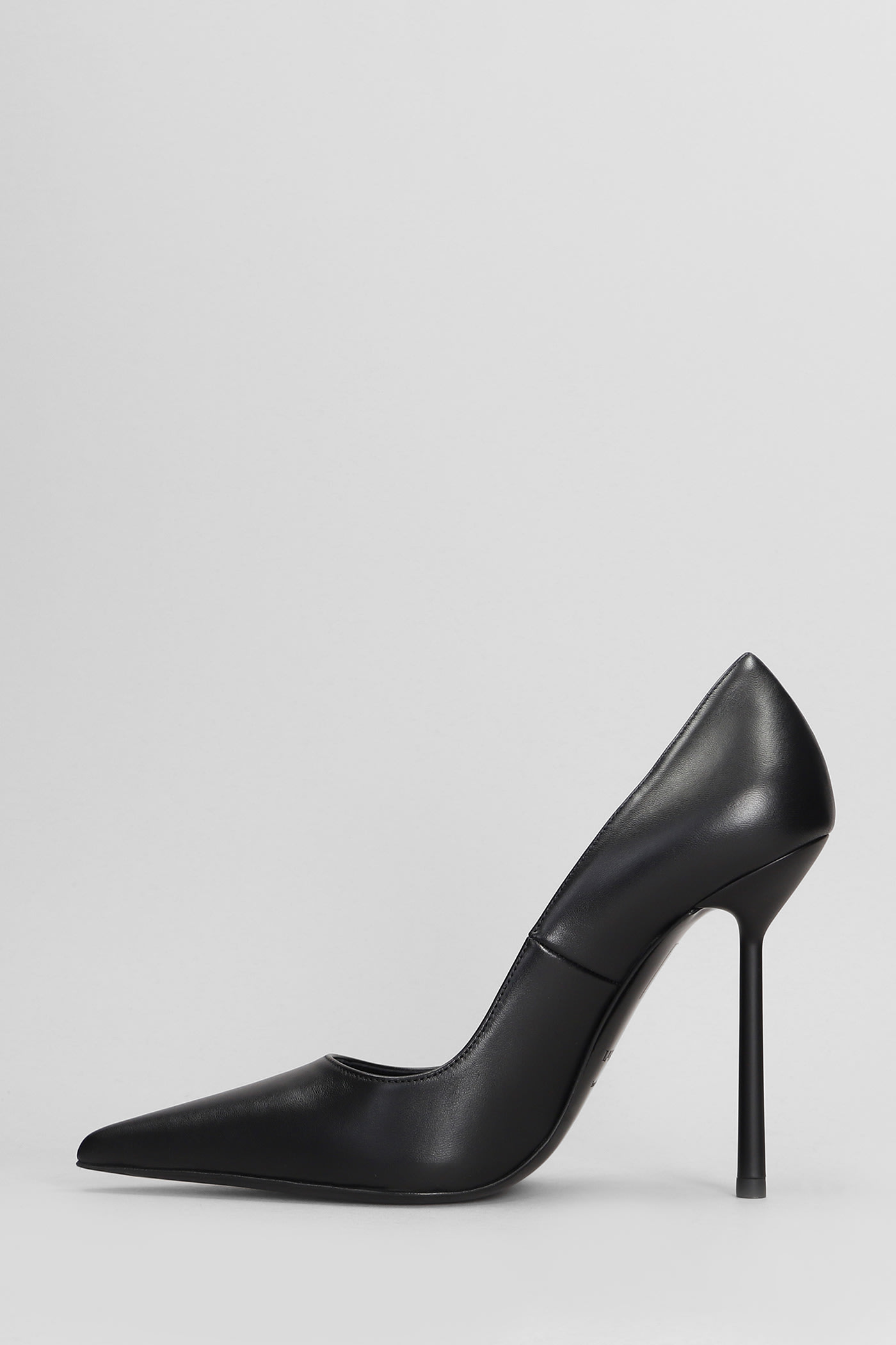 Shop Le Silla Bella Pumps In Black Leather