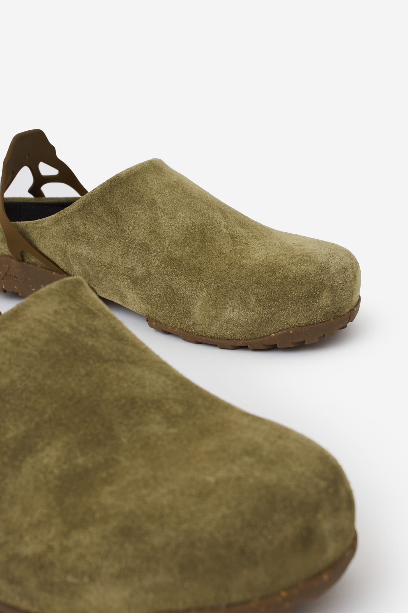 Roa Green Fedaia Mules In Green