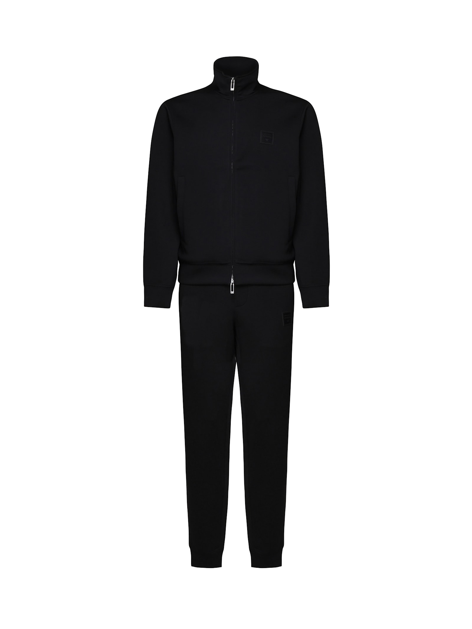 Shop Emporio Armani Tracksuit Logo In Black