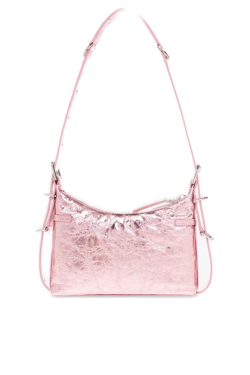 Shop Givenchy Voyou Mini Shoulder Bag In Pink