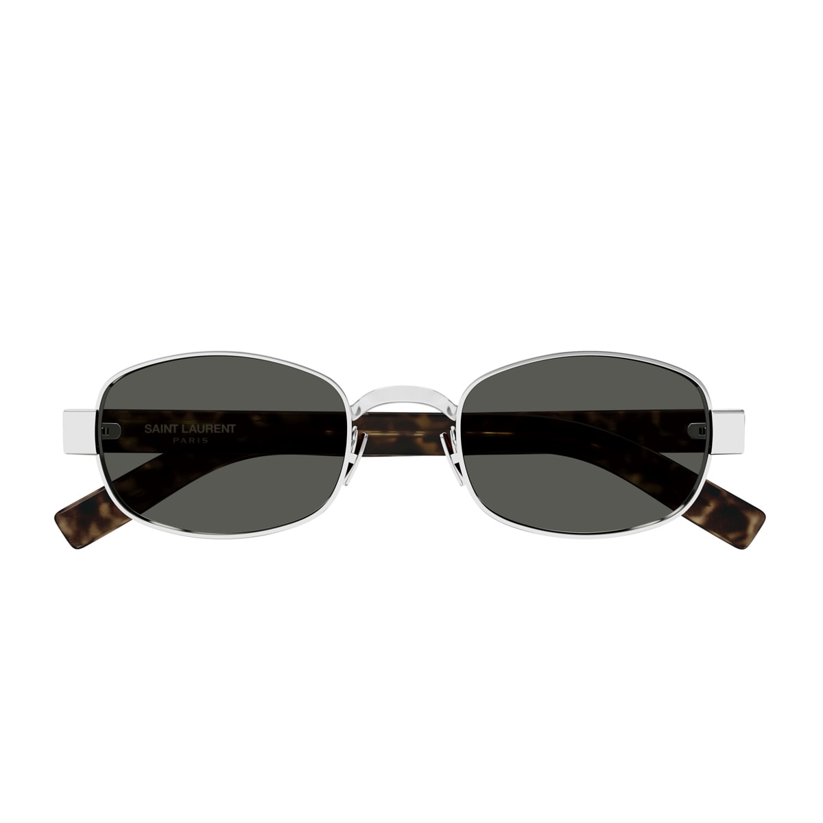 Saint Laurent Sl 706 Linea Sl Logo 002 Havana Silver Grey Sunglasses