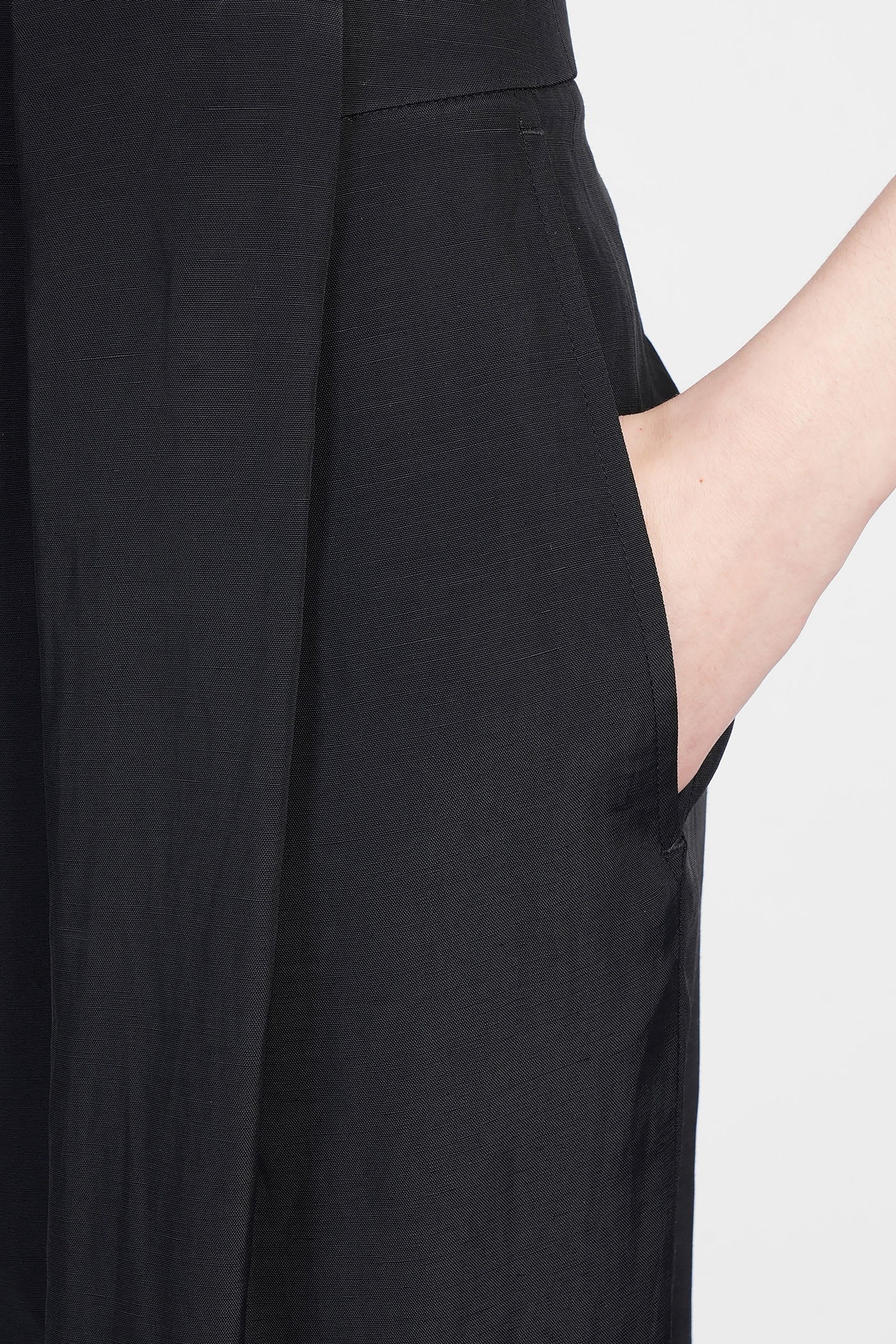 Stella Mccartney Canvas Tailoring Satin Balloon Trouser