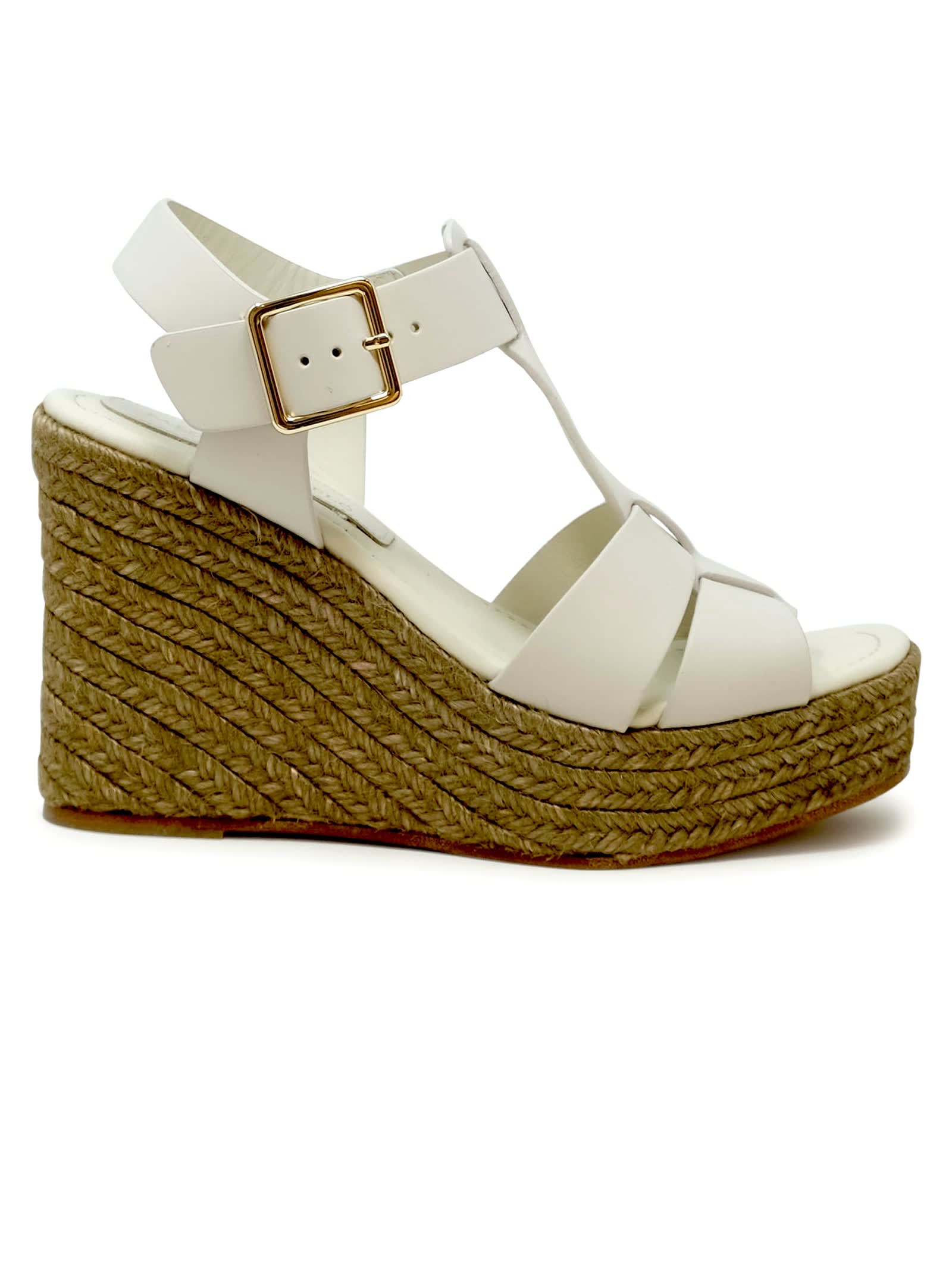Paloma Barcelo Leather Alison Wedge Sandals