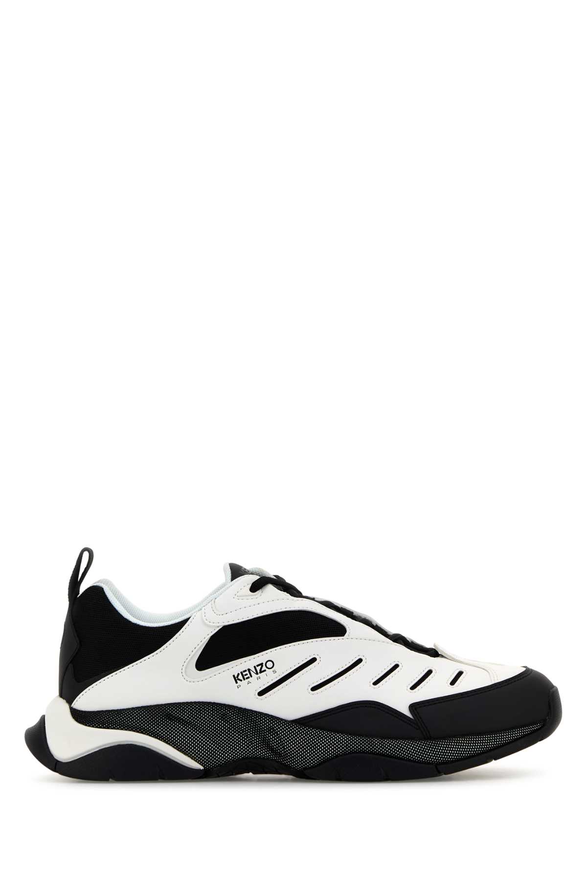 Two-tone Fabric And Synthetic Leather Kenzo X-trainer Sneakers