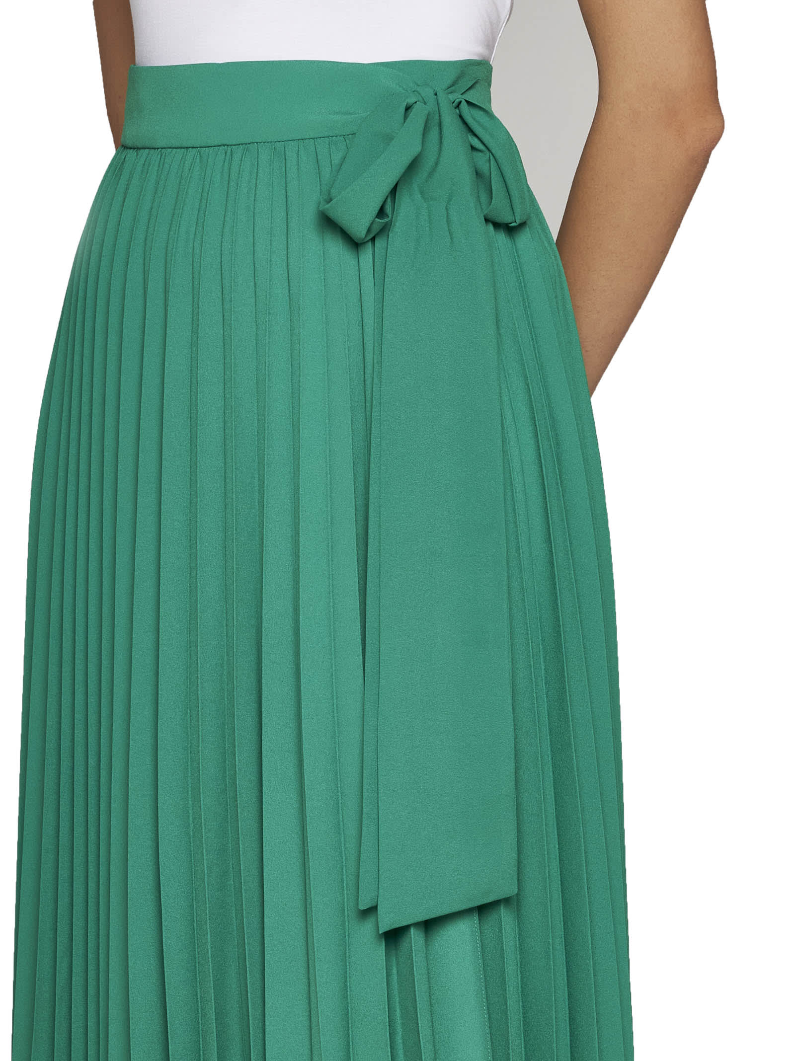 Shop P.a.r.o.s.h Skirt In Green