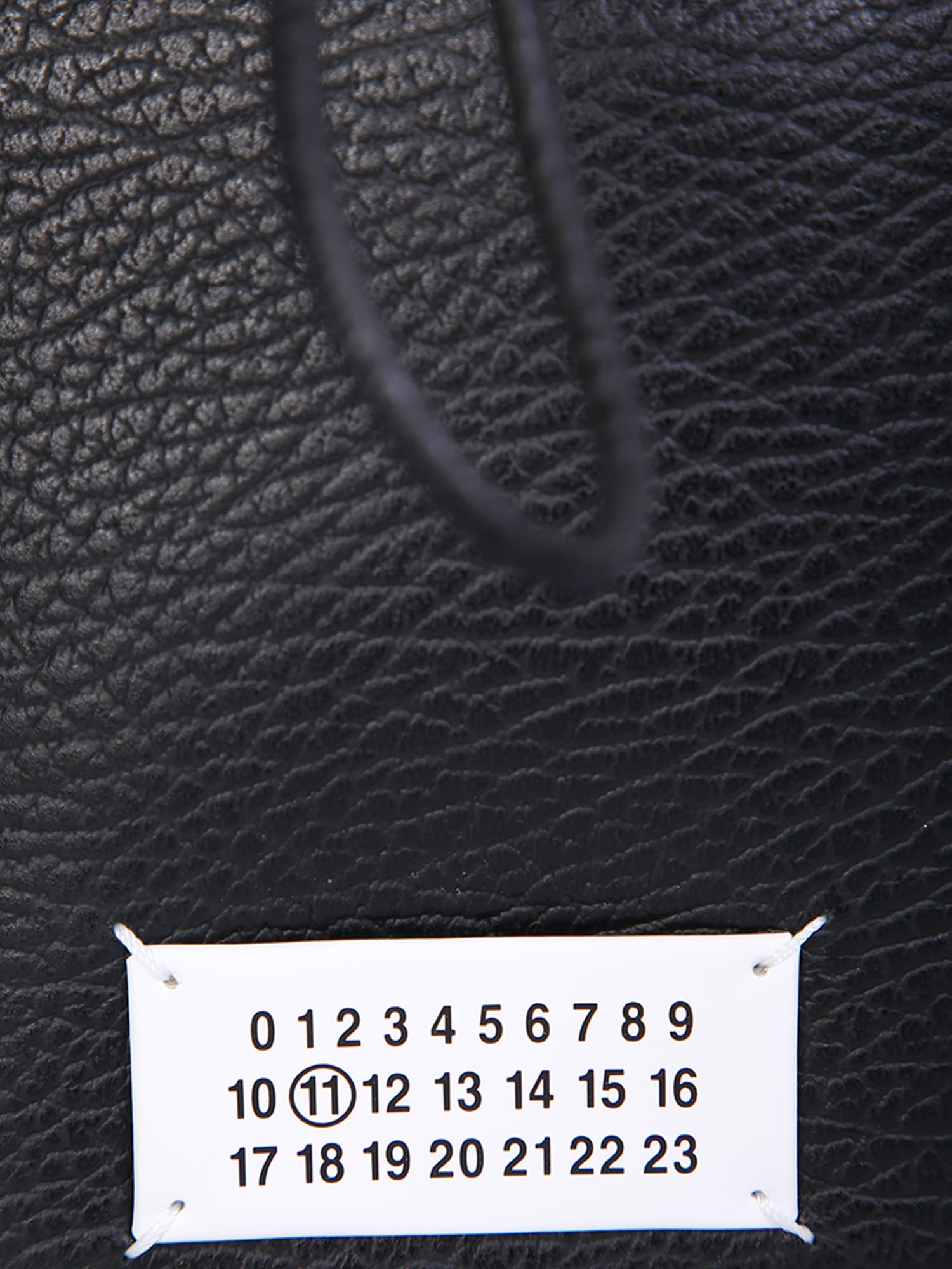 Shop Maison Margiela 5ac Numbers-patch Bucket Bag In Black
