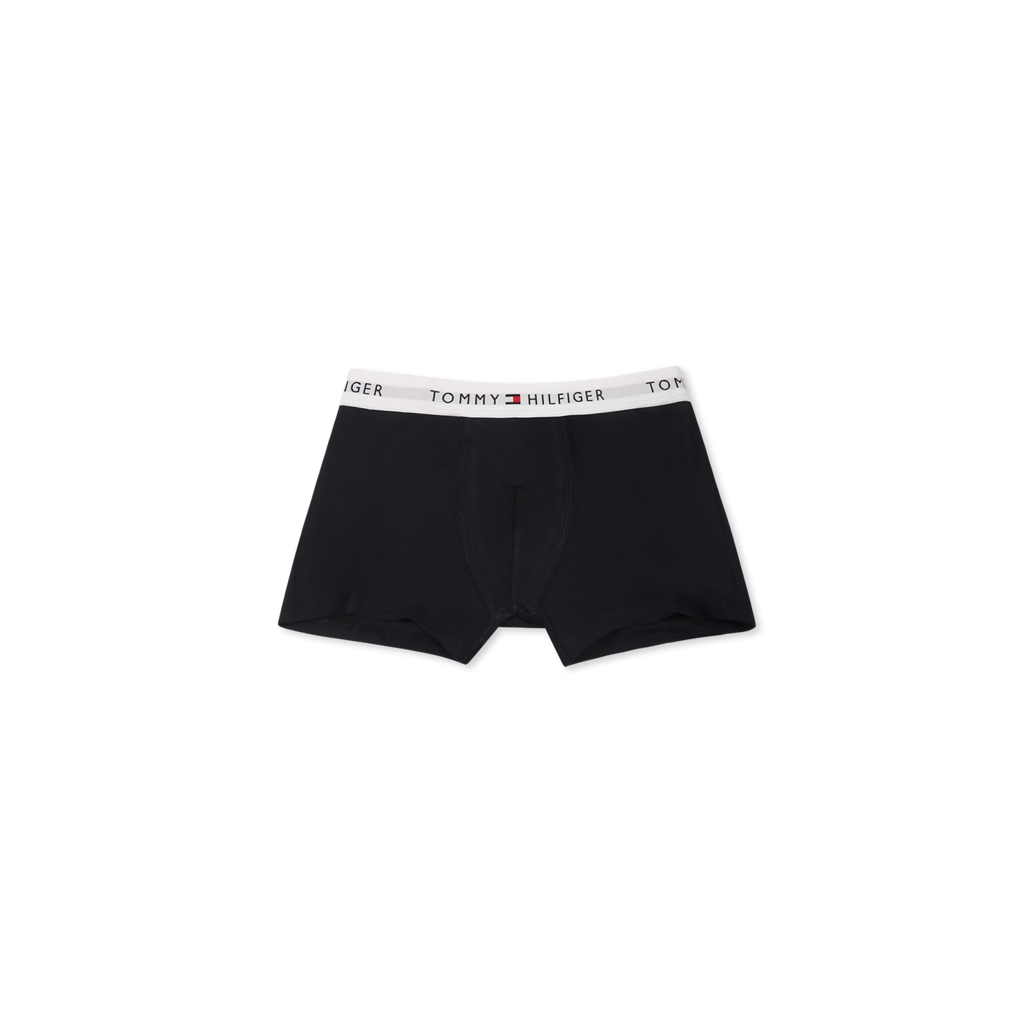 Tommy Hilfiger Blue Boxer Briefs Set For Boy With Logo In Blue