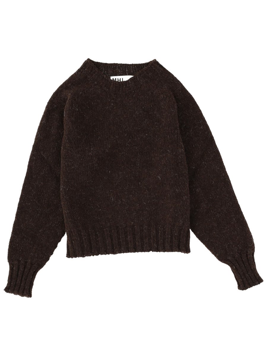 Margaret Howell Sweater Mhl In Brown