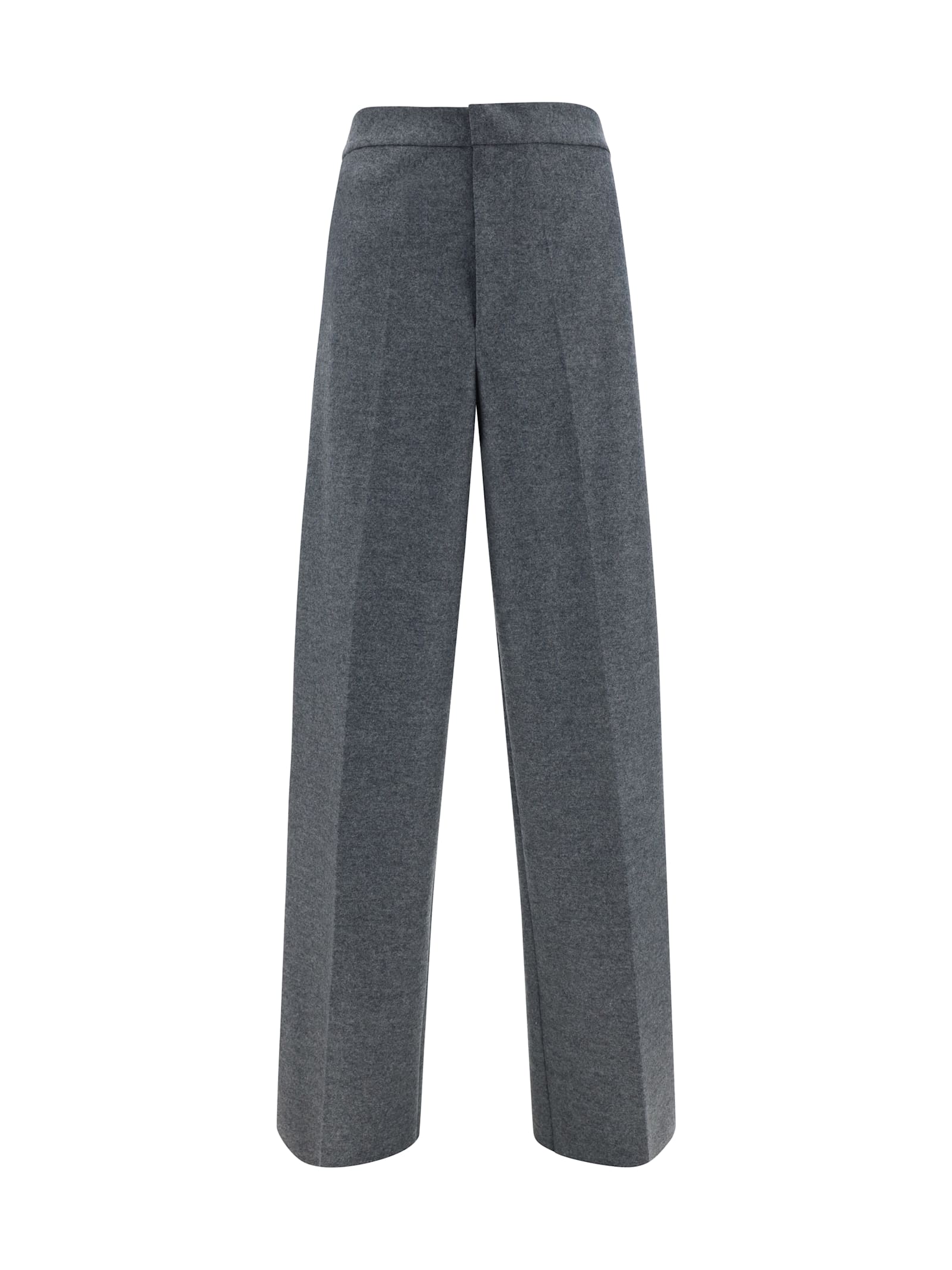 Jil Sander Press Crease Tailored Trousers In 032