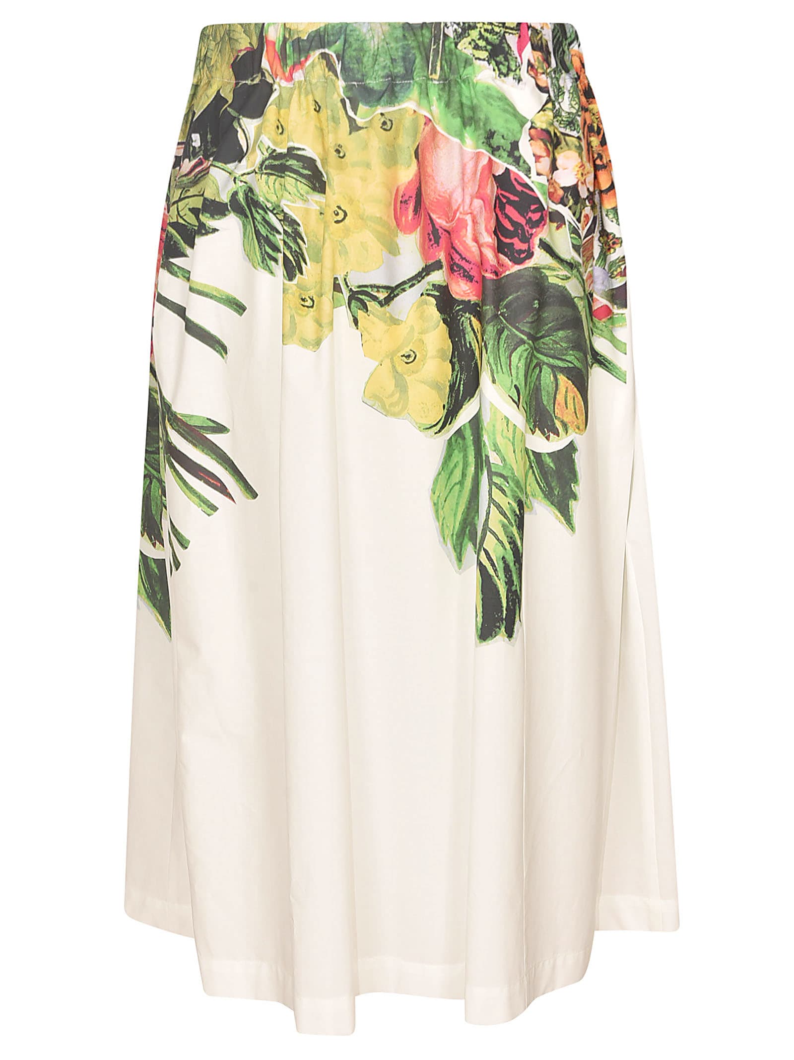 Shop Marni Flower Skirt In Multicolor