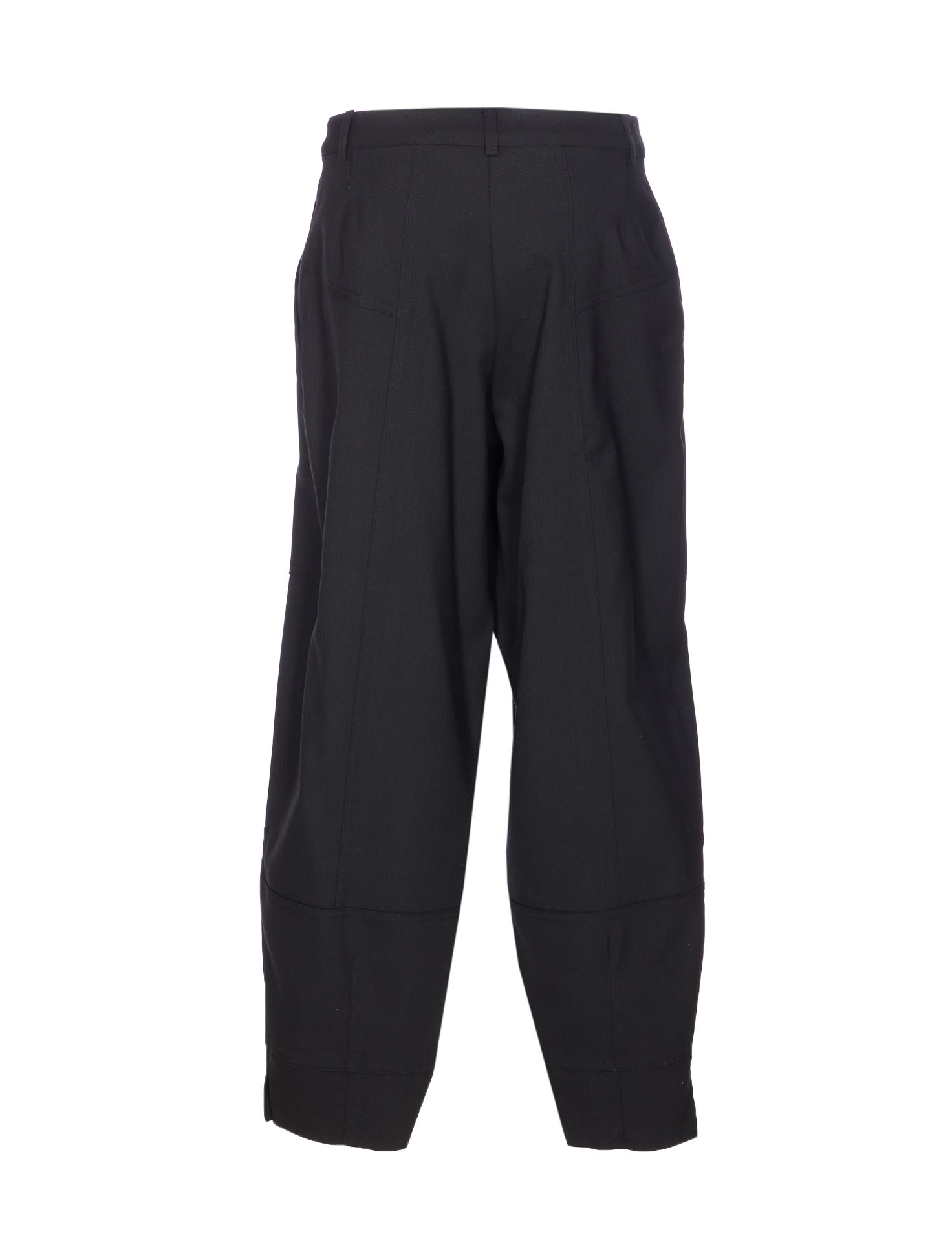 Pinko Regular Fit Trousers With Pockets And Loops In Black