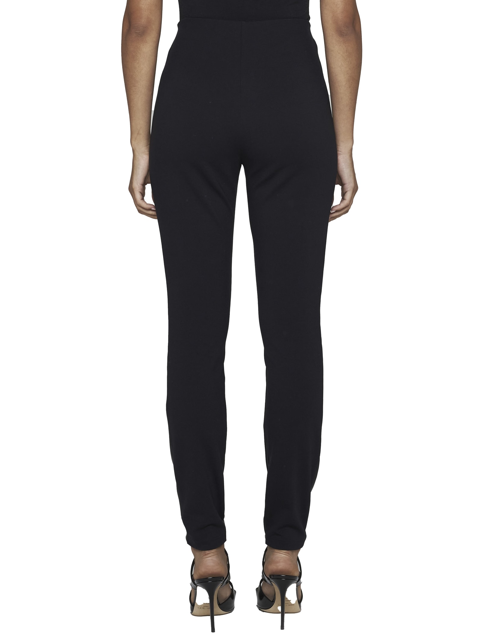 Shop Wolford Pants In Black