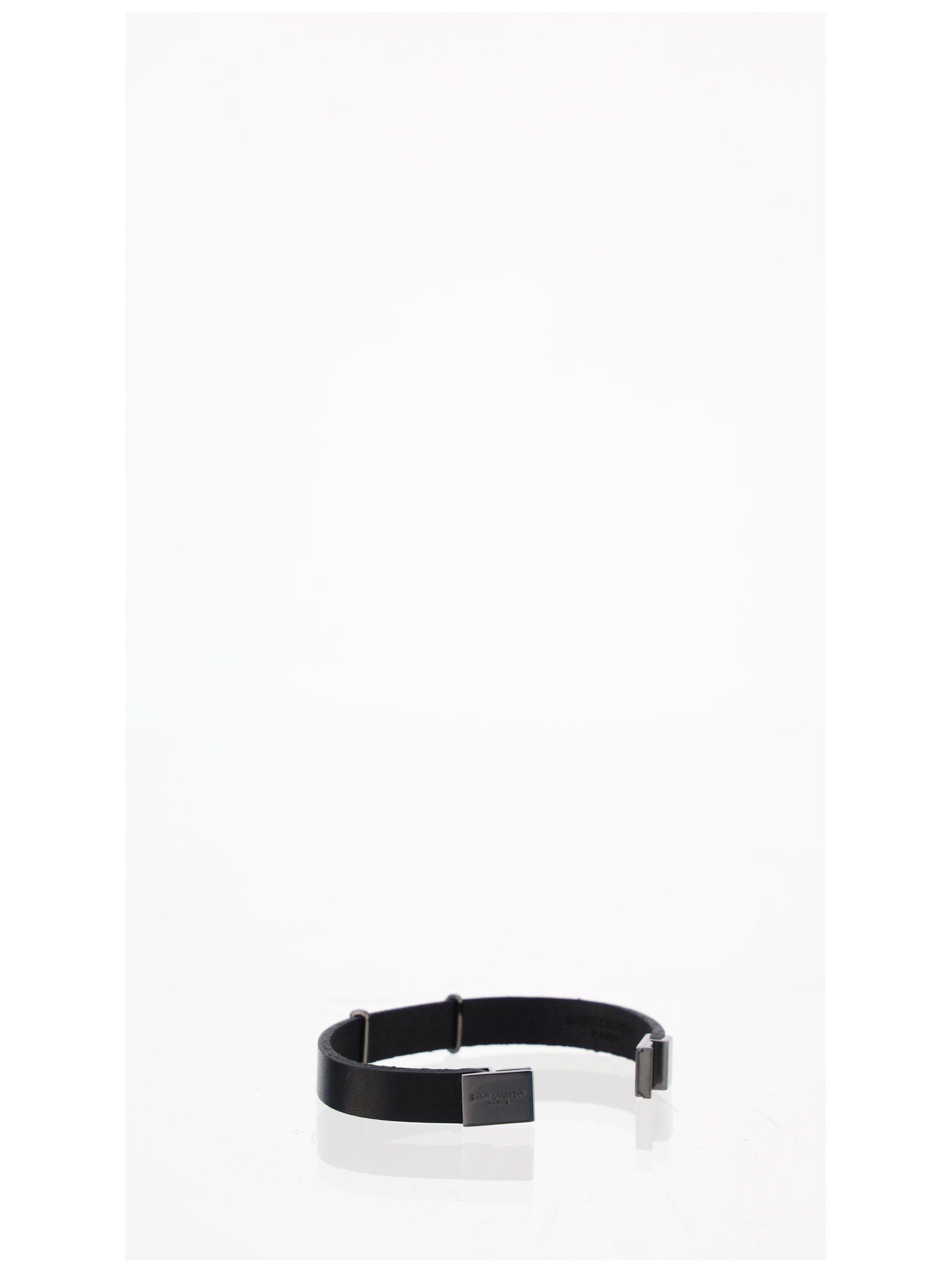 Shop Saint Laurent Bracelet In Black