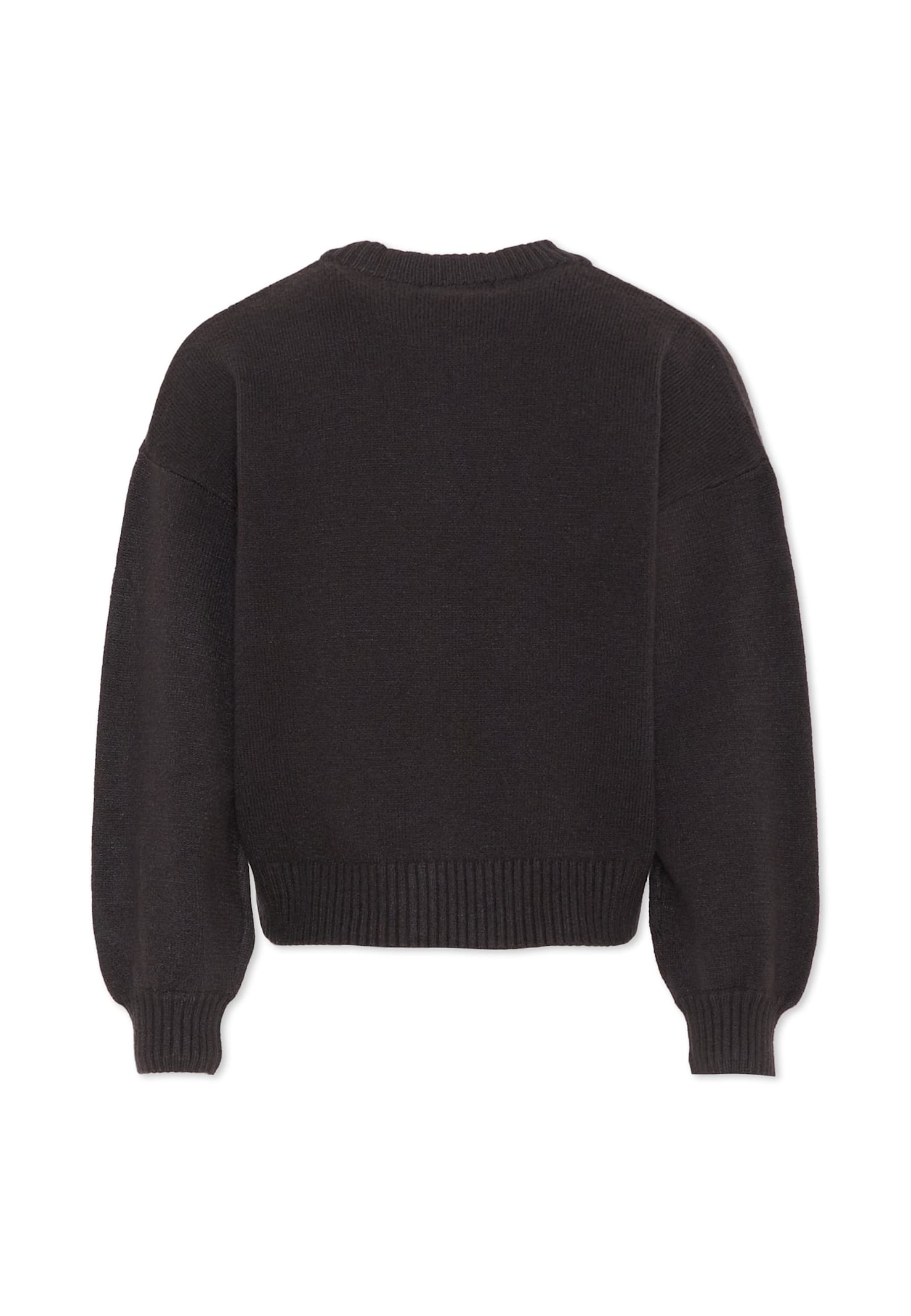 Billieblush Black Cardigan For Girl With Embrodery In Black