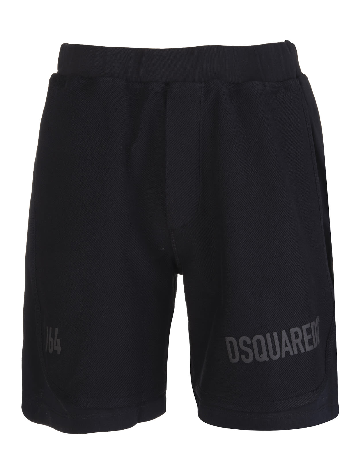 Dsquared2 Man Black D2 64 Layer Shorts
