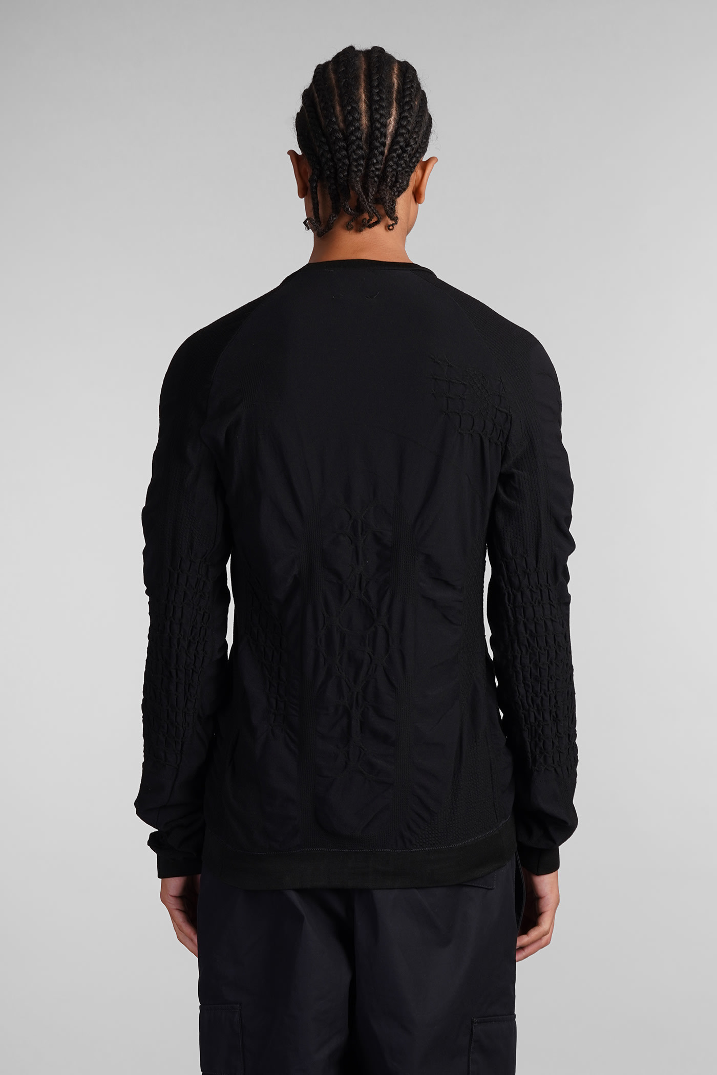 ROA ROUND NECK 2.0 KNITWEAR IN BLACK WOOL 