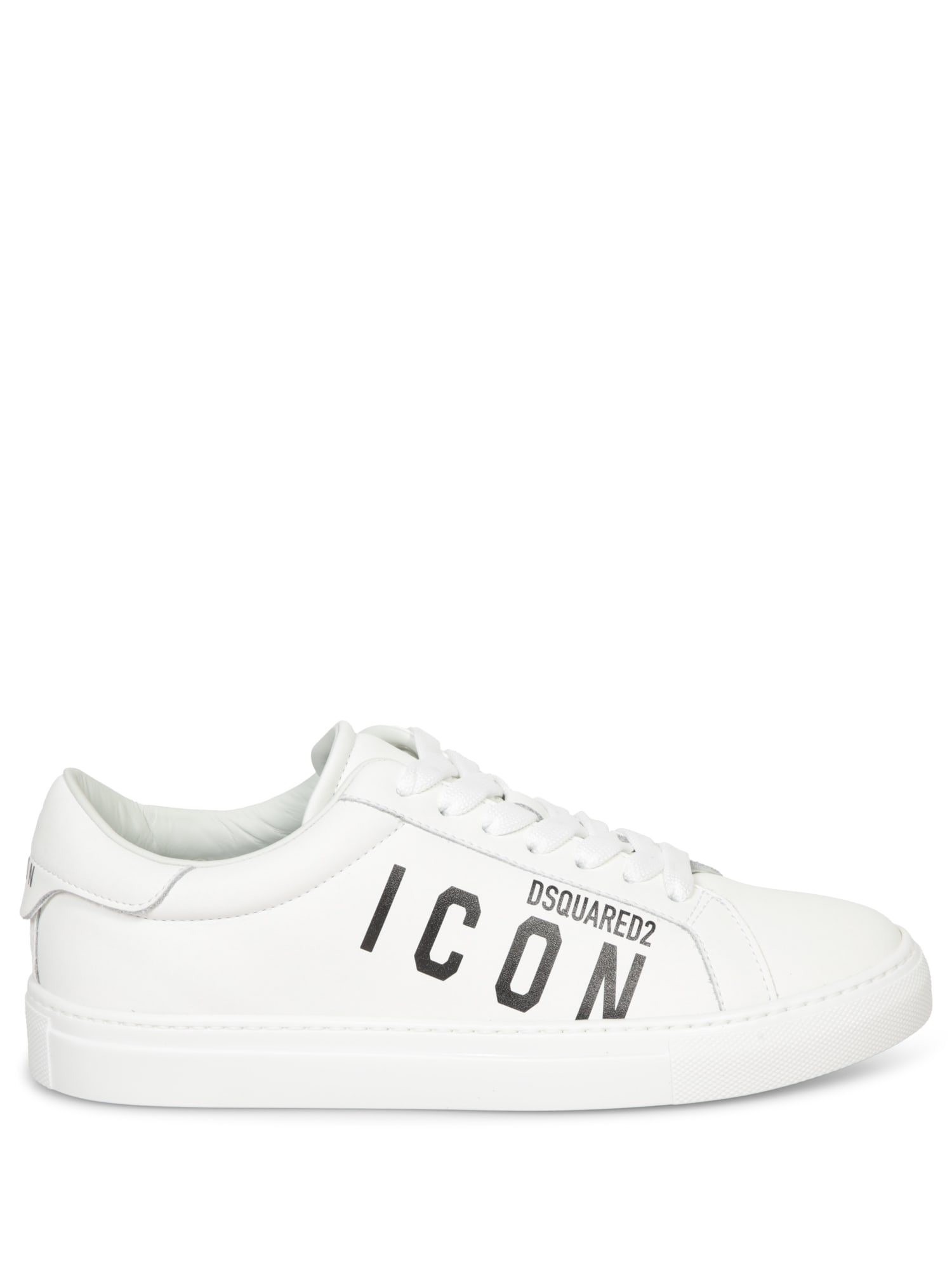 Shop Dsquared2 Low Cassetta White Sneakers