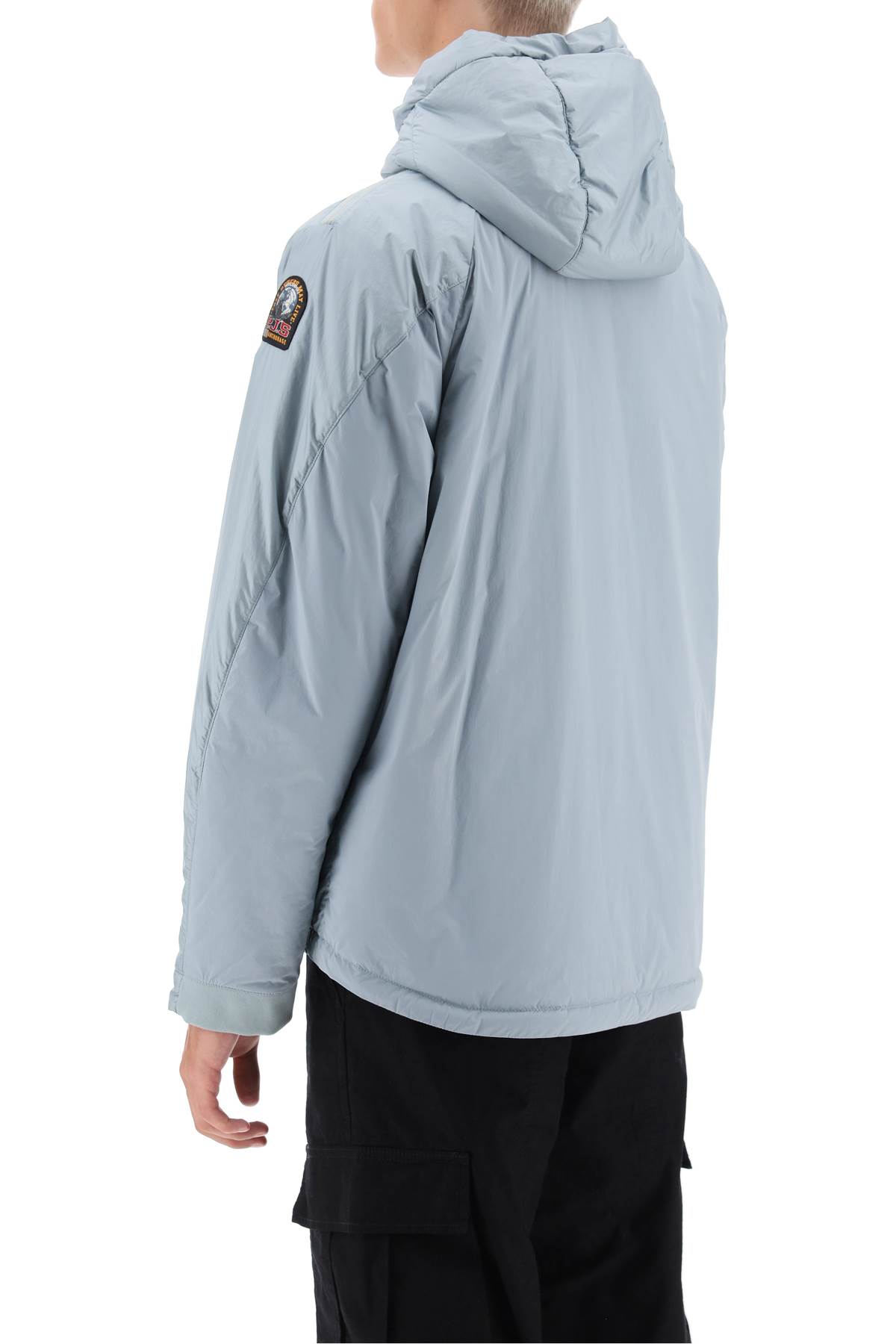 Shop Parajumpers Nivek Padded Jacket In Sky Grey (light Blue)