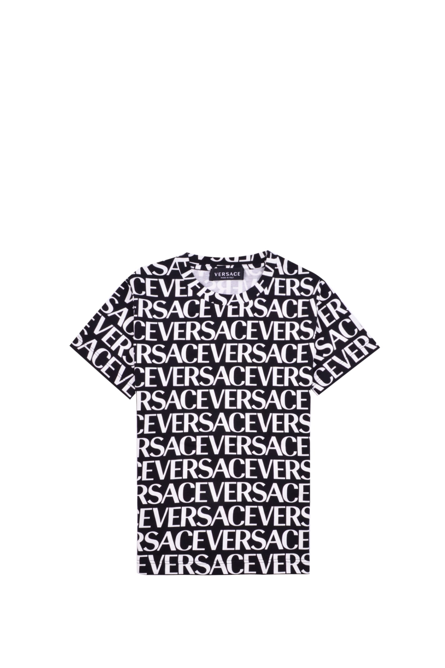 Versace Cotton T-shirt With Logo