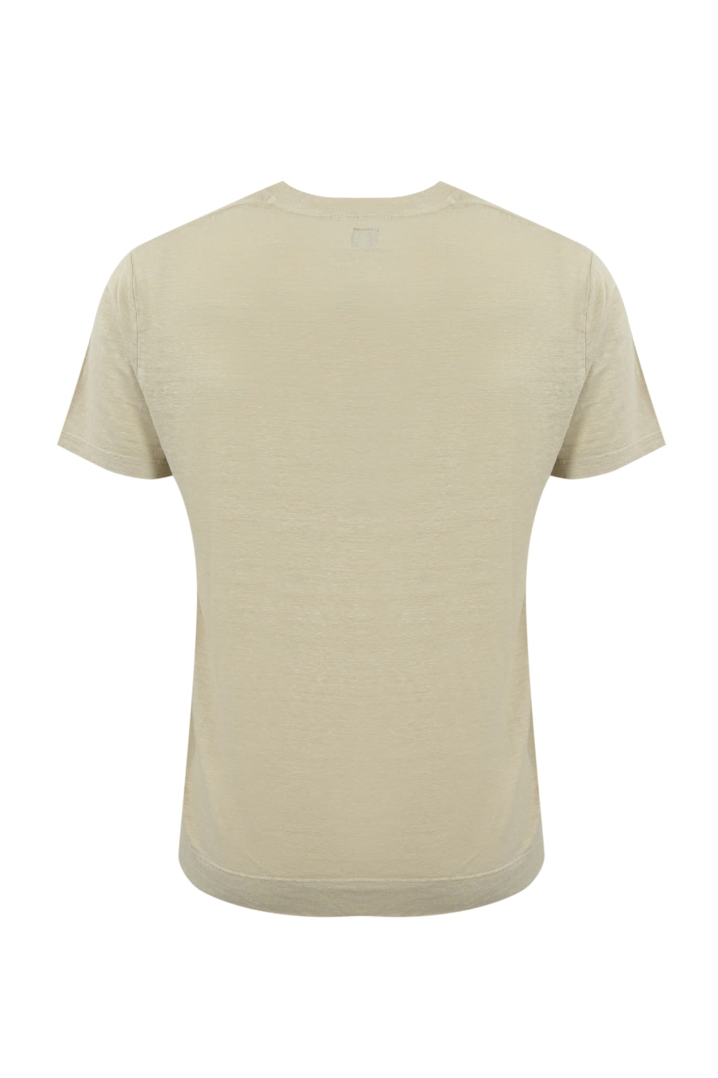 Fedeli Linen T-shirt In Beige