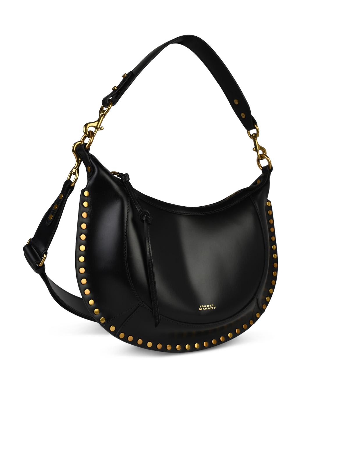 Shop Isabel Marant Naoko Black Leather Crossbody Bag