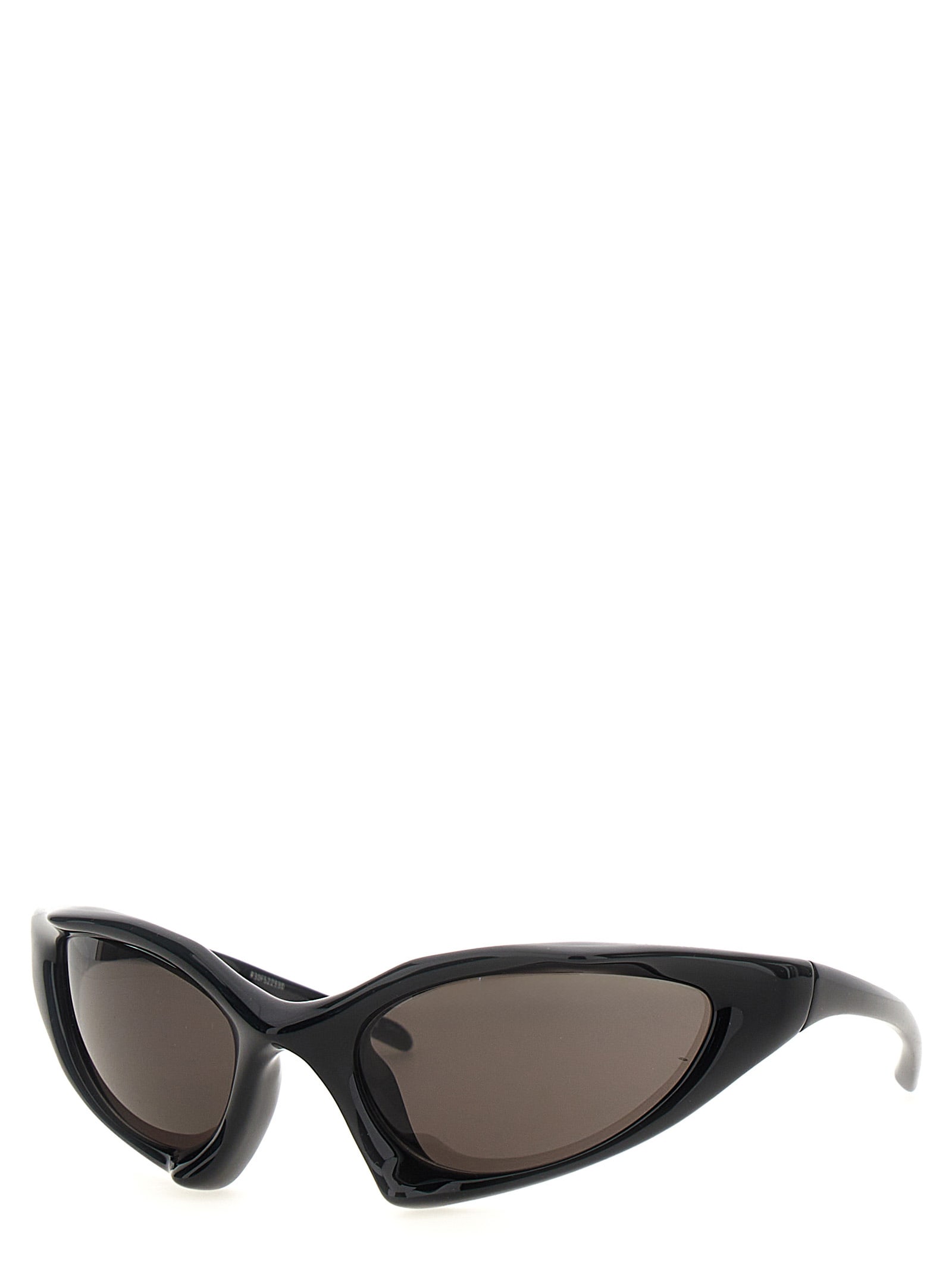 Shop Balenciaga Runner Cat Sunglasses In Black